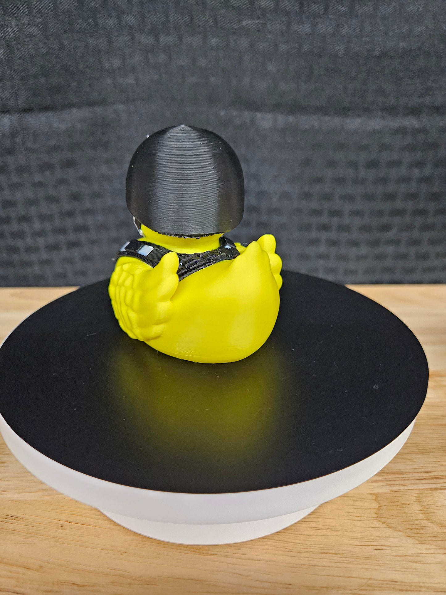 Navy Duck with Vest and Helmet