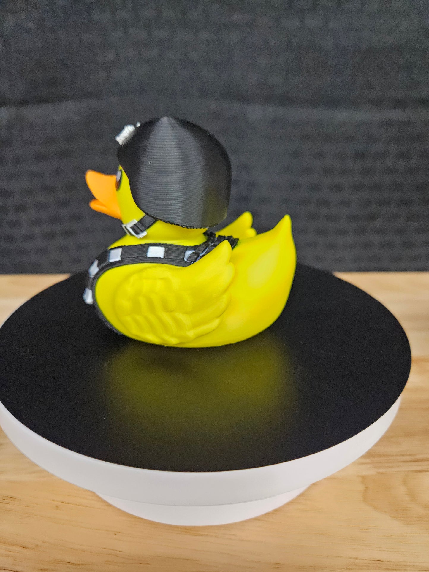 Navy Duck with Vest and Helmet