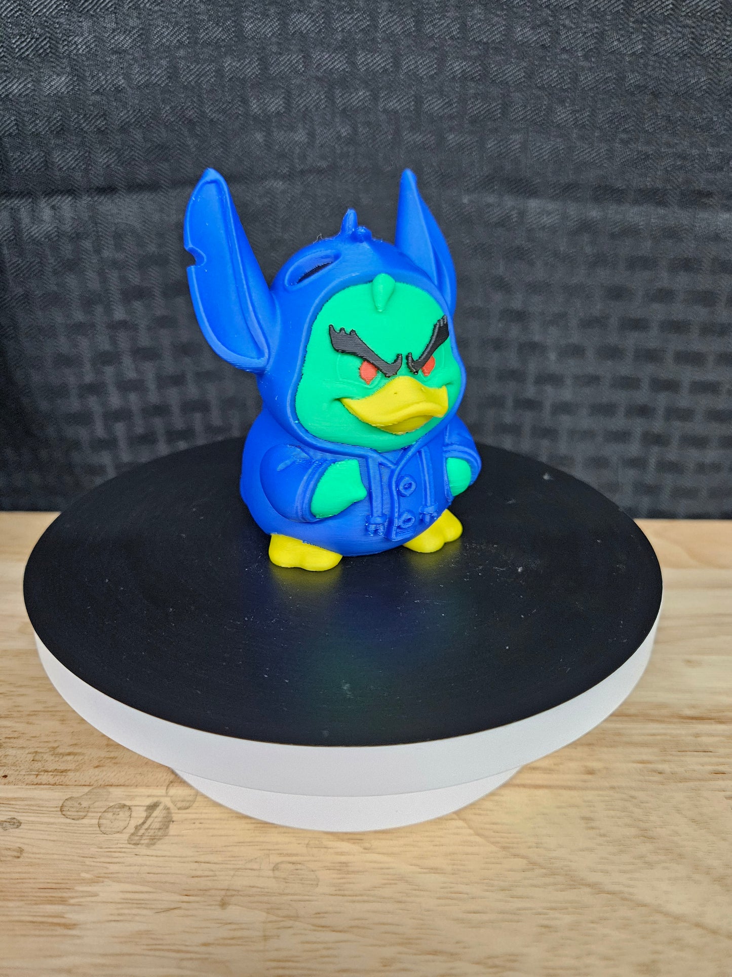 Stitch Dressed as Grinch Duck