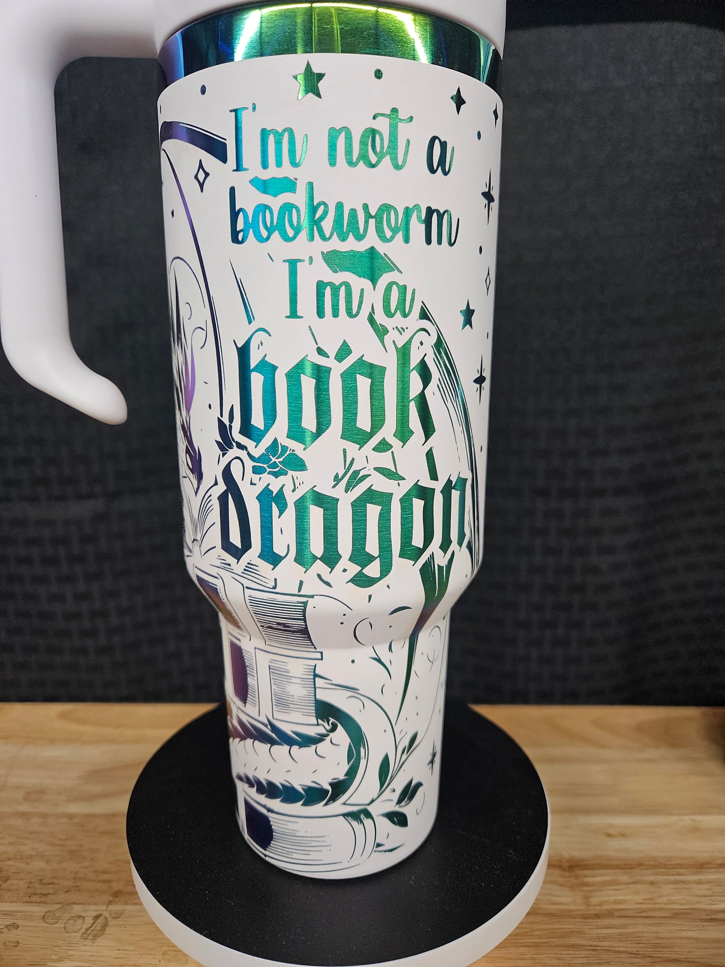 I'm not a bookworm I'm a Book Dragon Tumbler