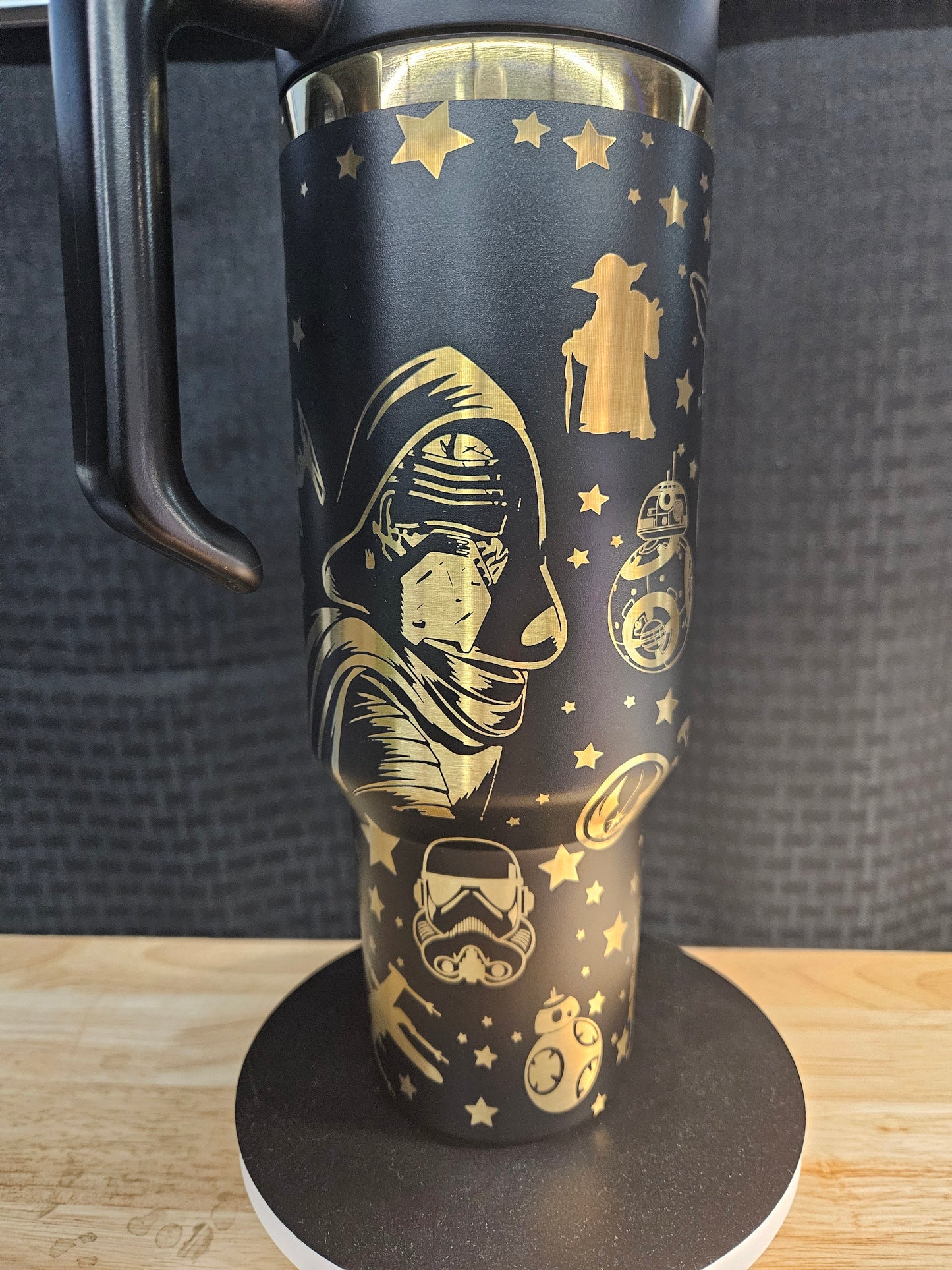 Star Wars laser engraved Tumbler 40 oz.