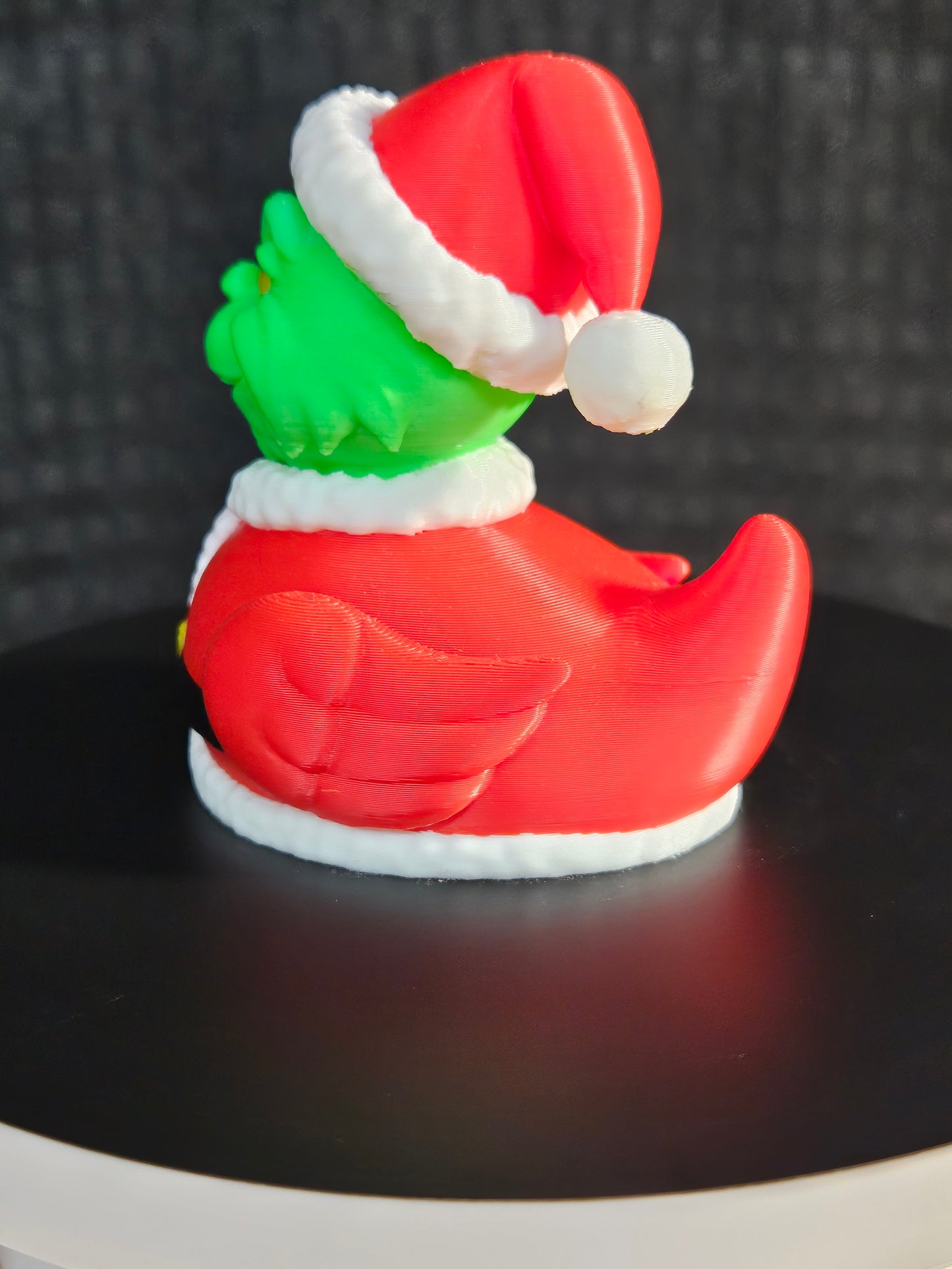 Grinch Santa Duck, Ducks, Ducking, DuckDuckJeep