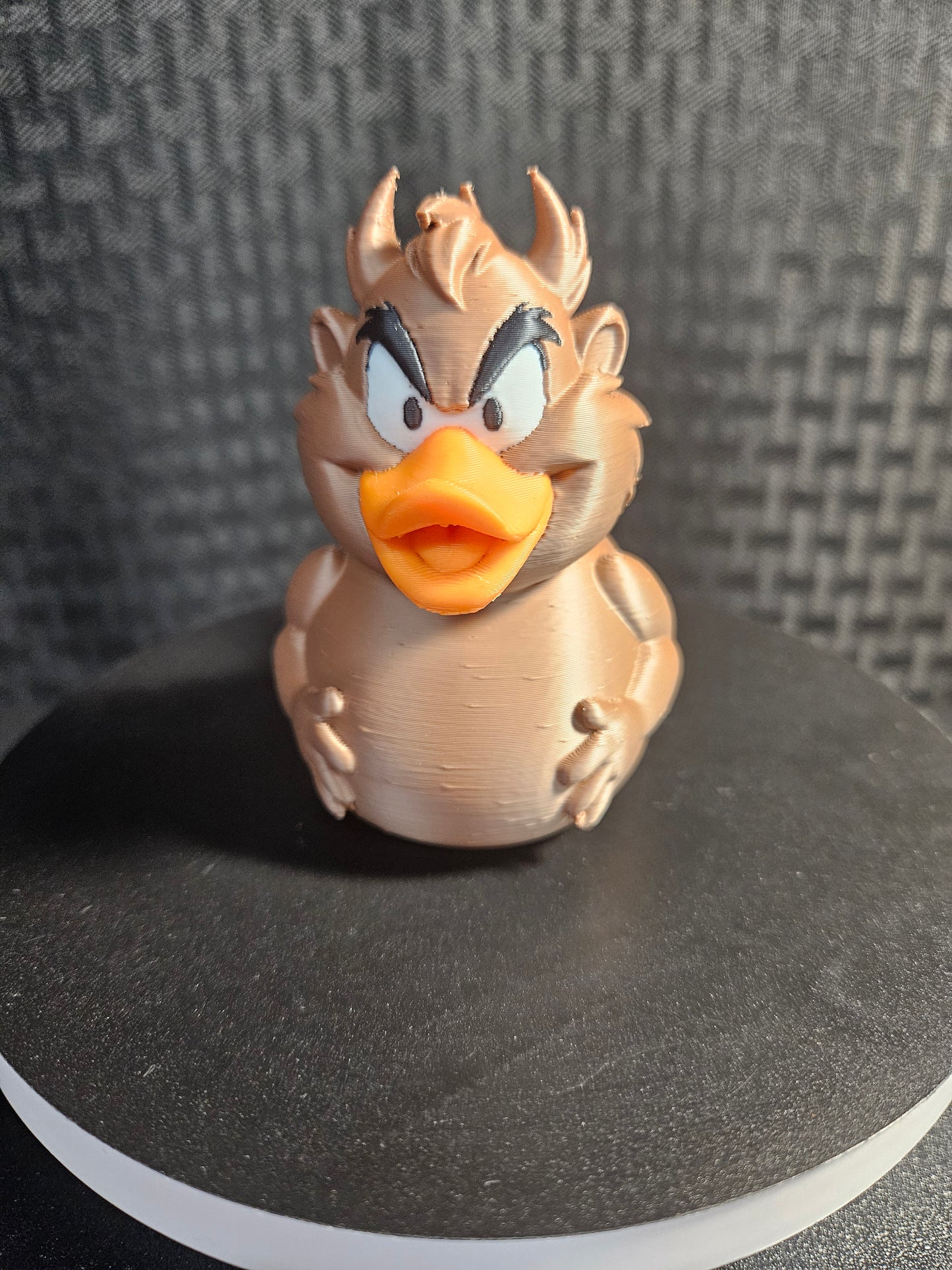 Tasmanian "Taz" Devil Duck, 3D Printed, Ducking, DuckDuckJeep