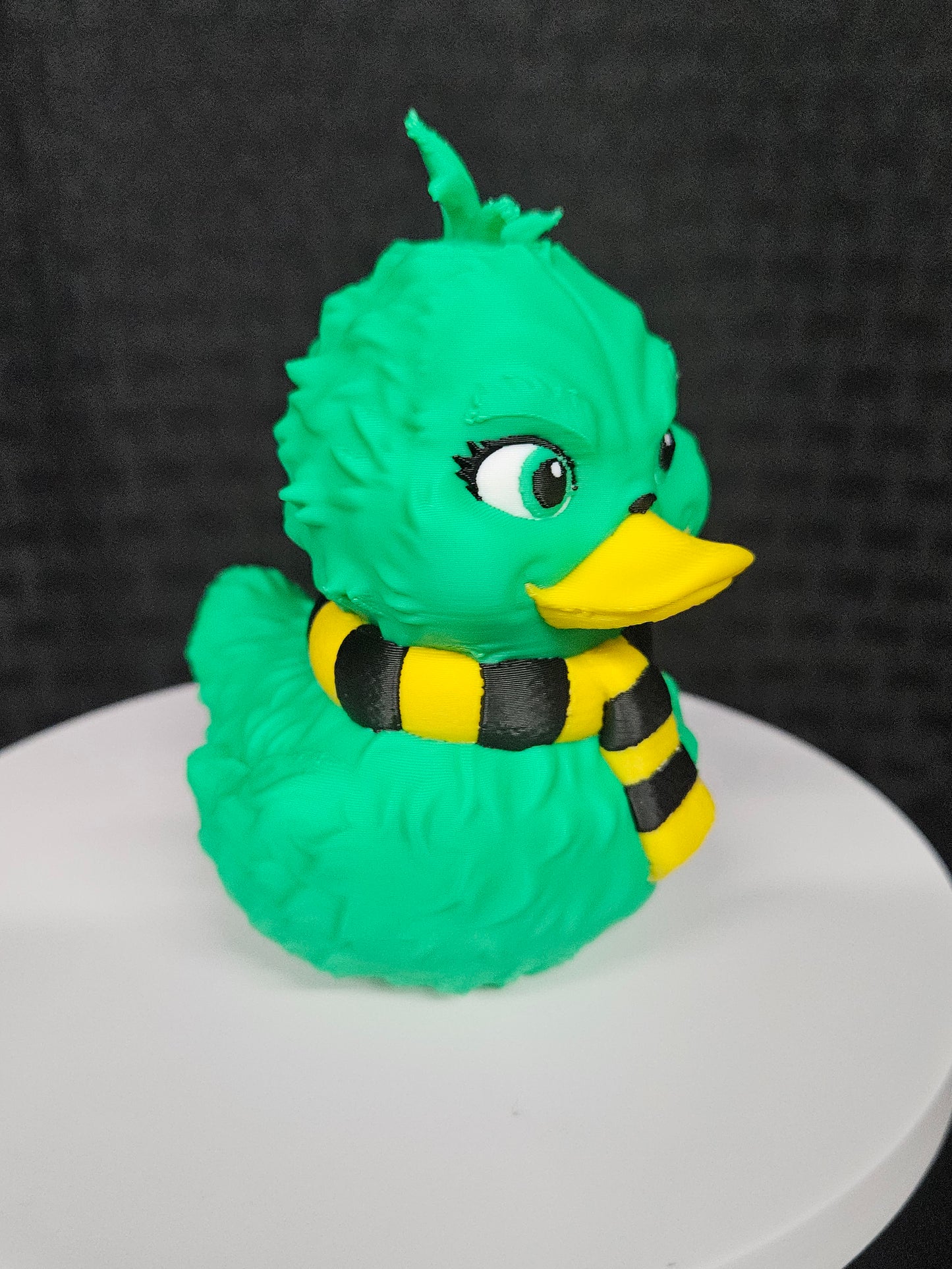 Grinch Duck with Steelers Scarf, 3D Printed, Ducking, DuckDuckJeep