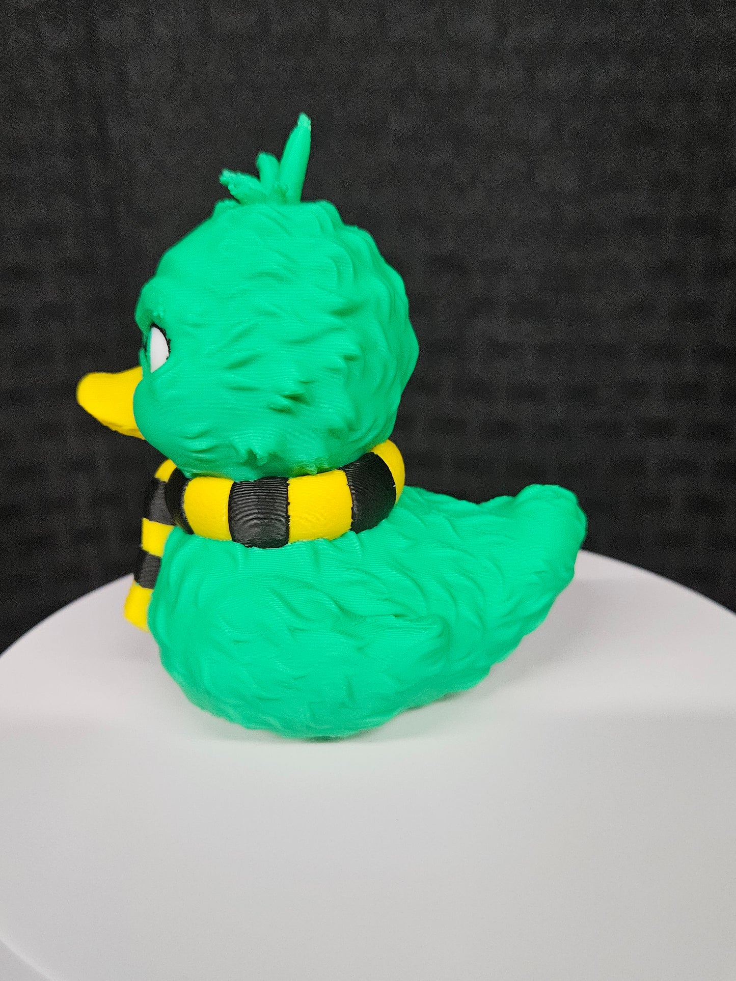 Grinch Duck with Steelers Scarf, 3D Printed, Ducking, DuckDuckJeep