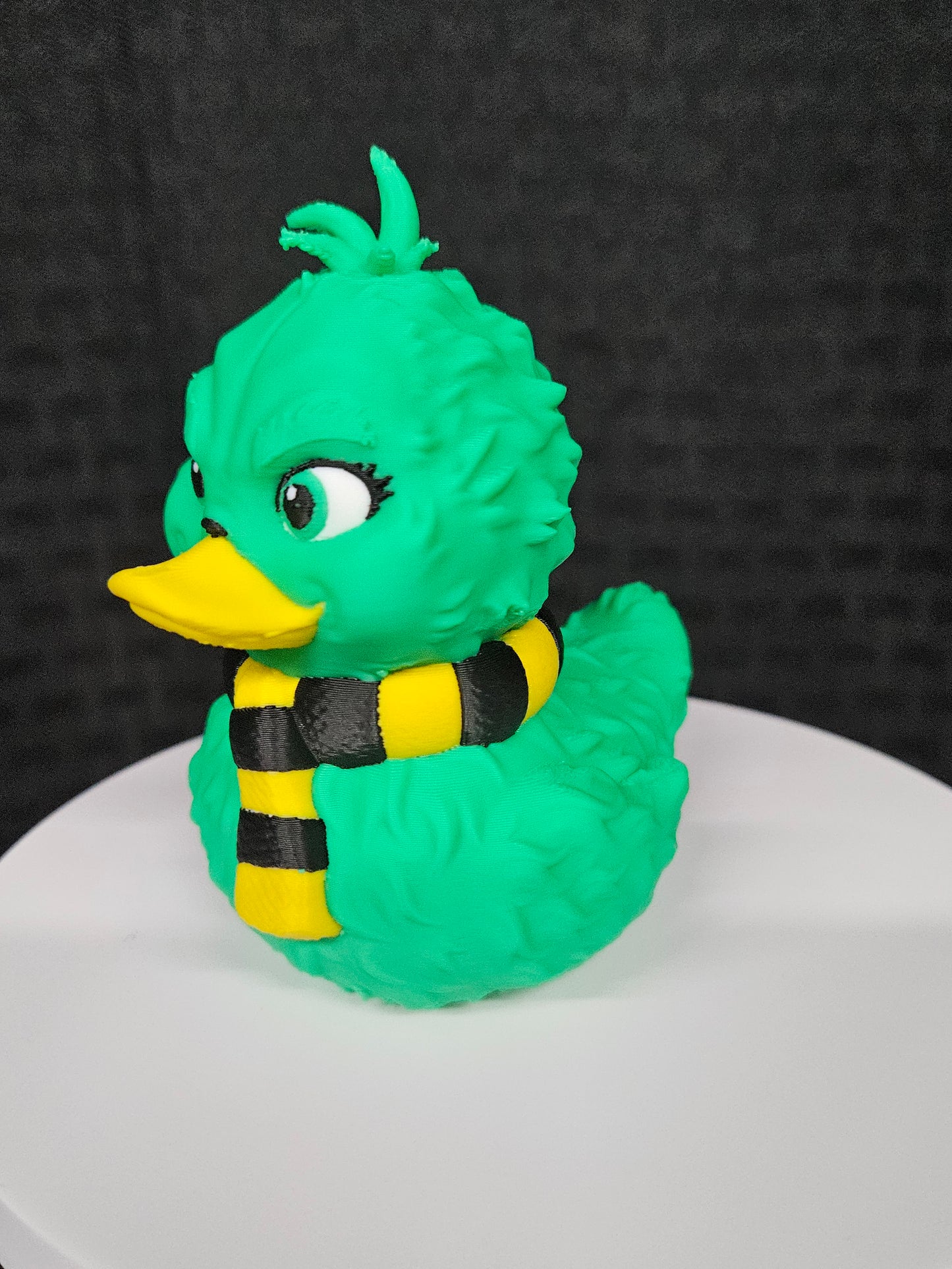 Grinch Duck with Steelers Scarf, 3D Printed, Ducking, DuckDuckJeep