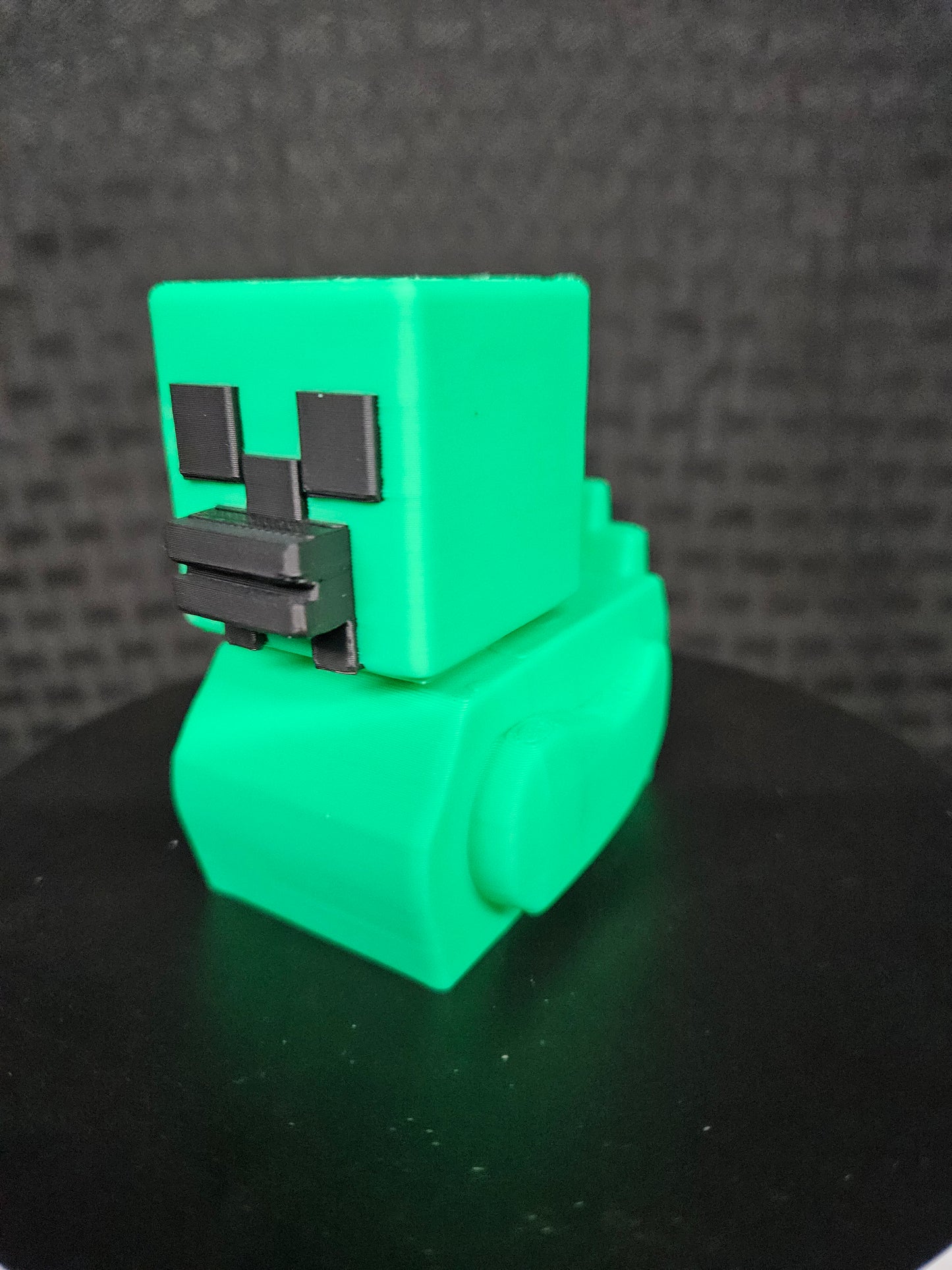 Creeper Duck, Minecraft, 3D Printed, Ducking, DuckDuckJeep