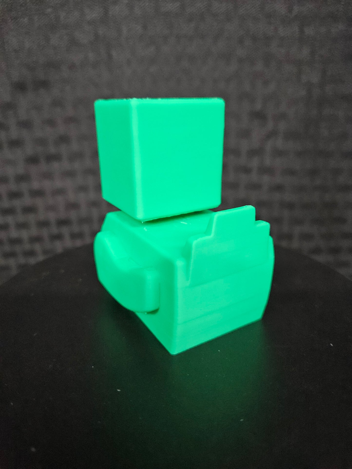 Creeper Duck, Minecraft, 3D Printed, Ducking, DuckDuckJeep