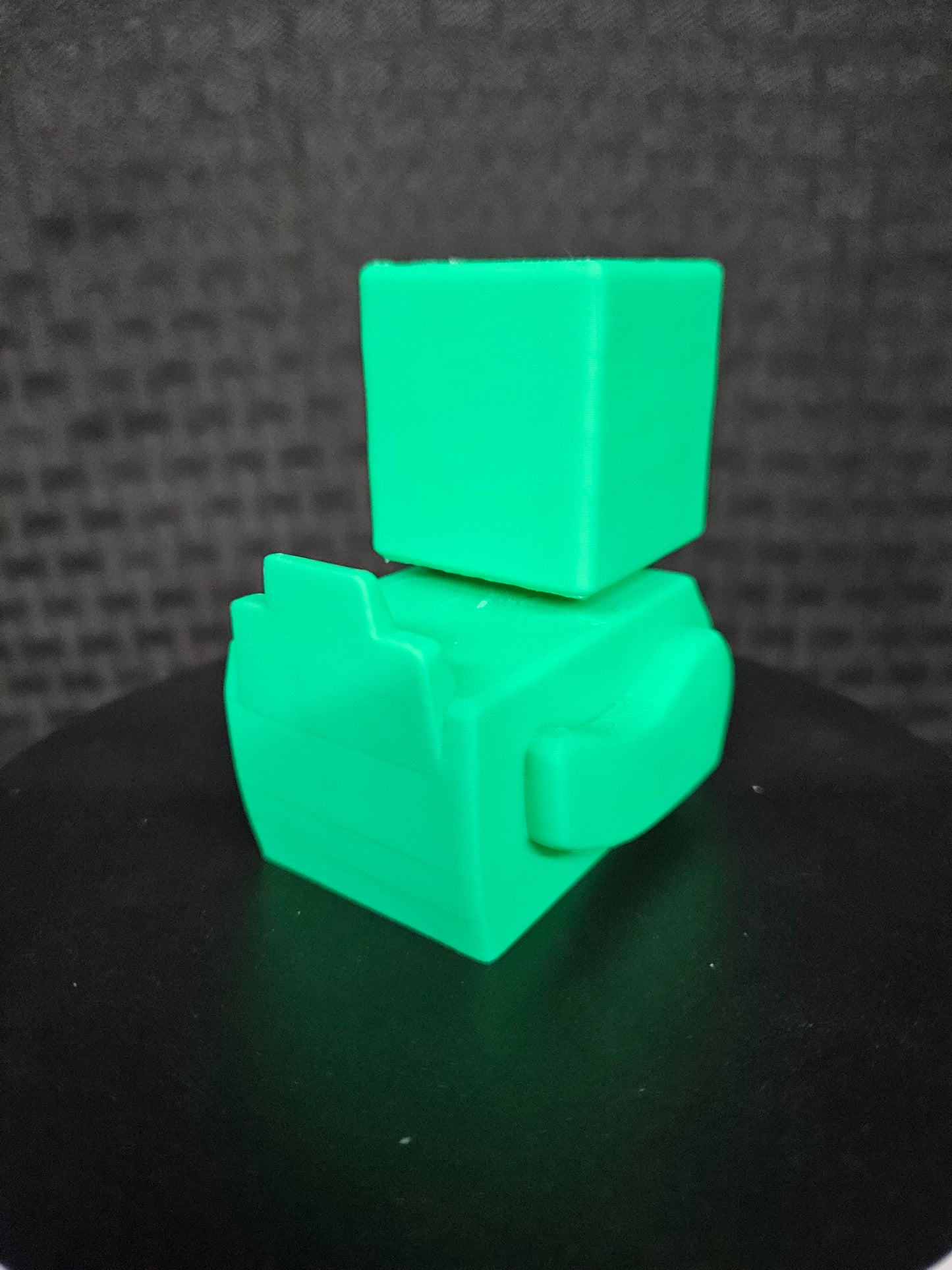 Creeper Duck, Minecraft, 3D Printed, Ducking, DuckDuckJeep