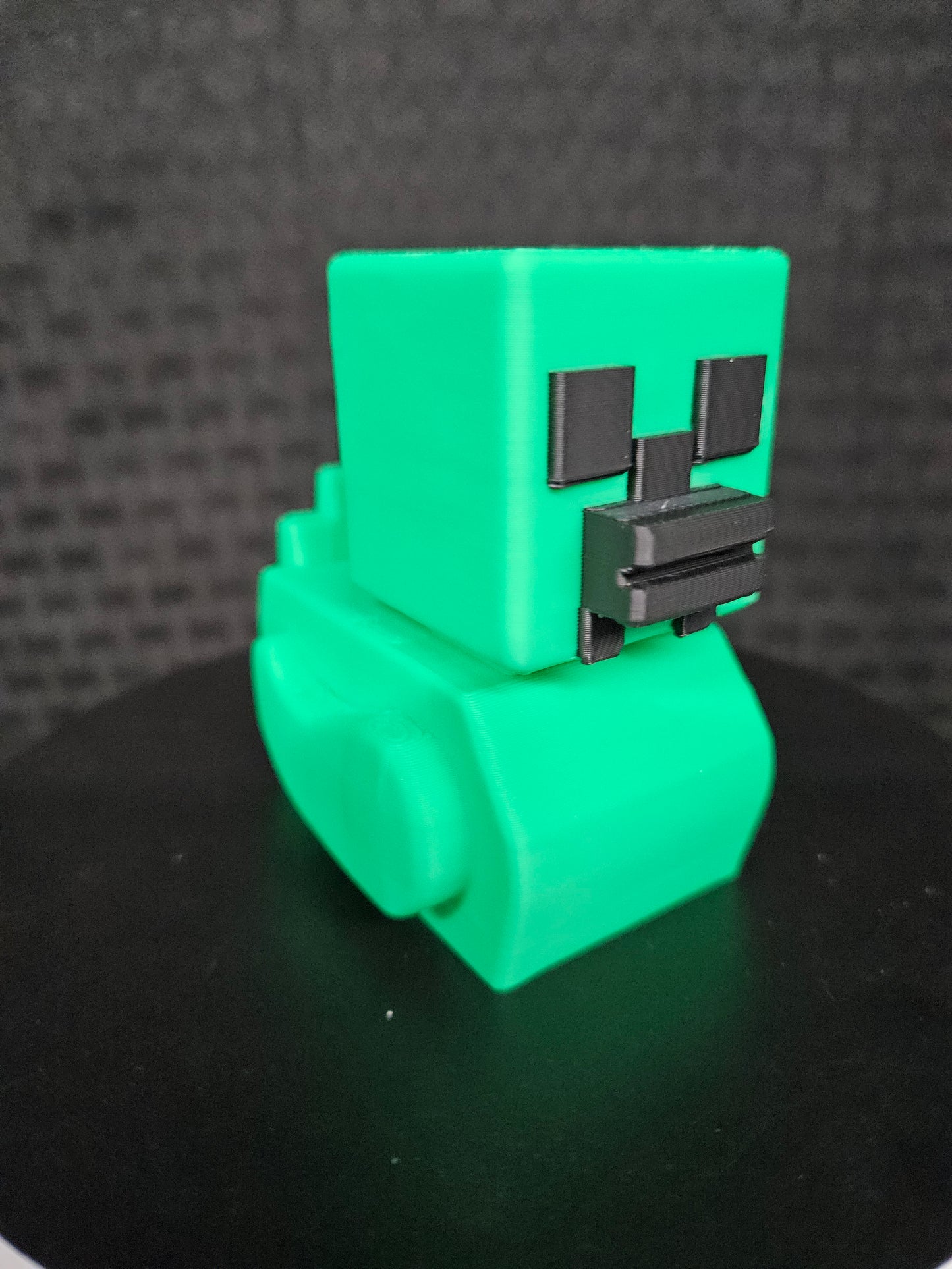 Creeper Duck, Minecraft, 3D Printed, Ducking, DuckDuckJeep
