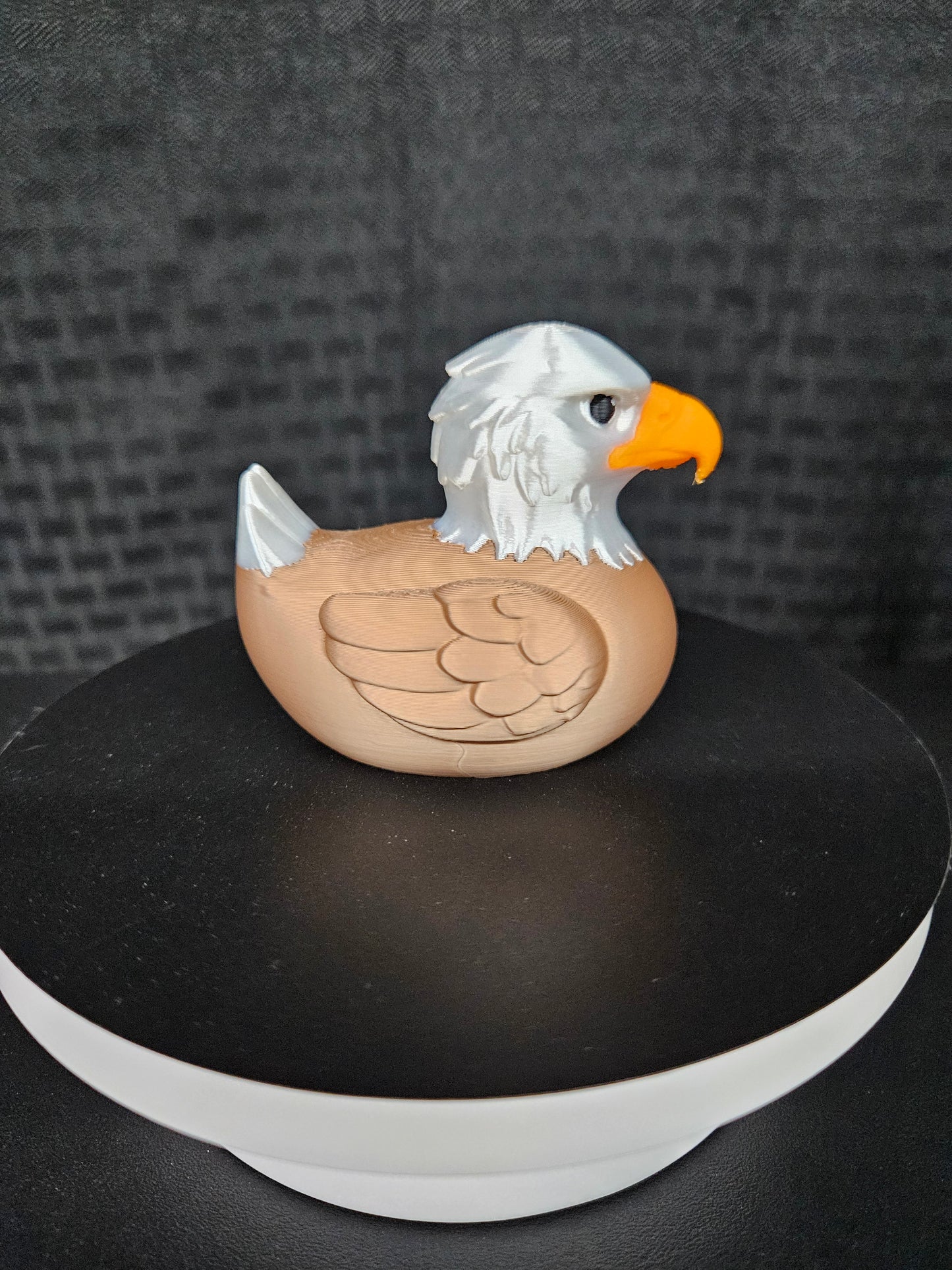 Bald Eagle Duck, 3D Printed, Ducking, DuckDuckJeep