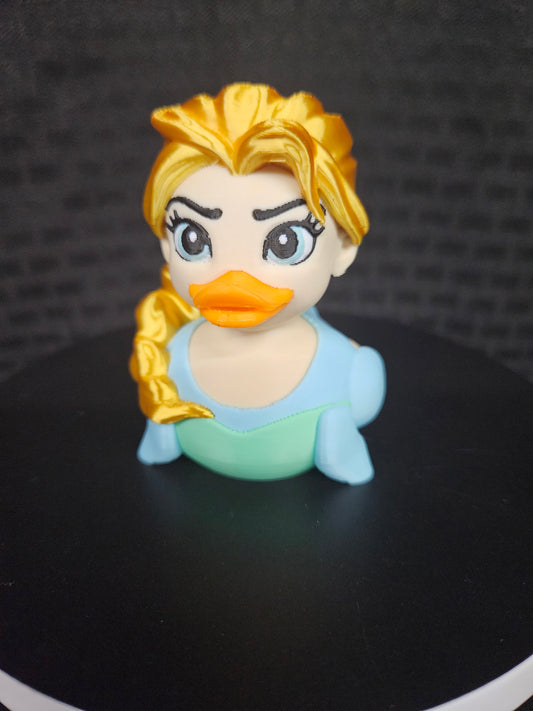 Elsa Duck, Frozen, Princess, 3D Printed, Ducking, DuckDuckJeep