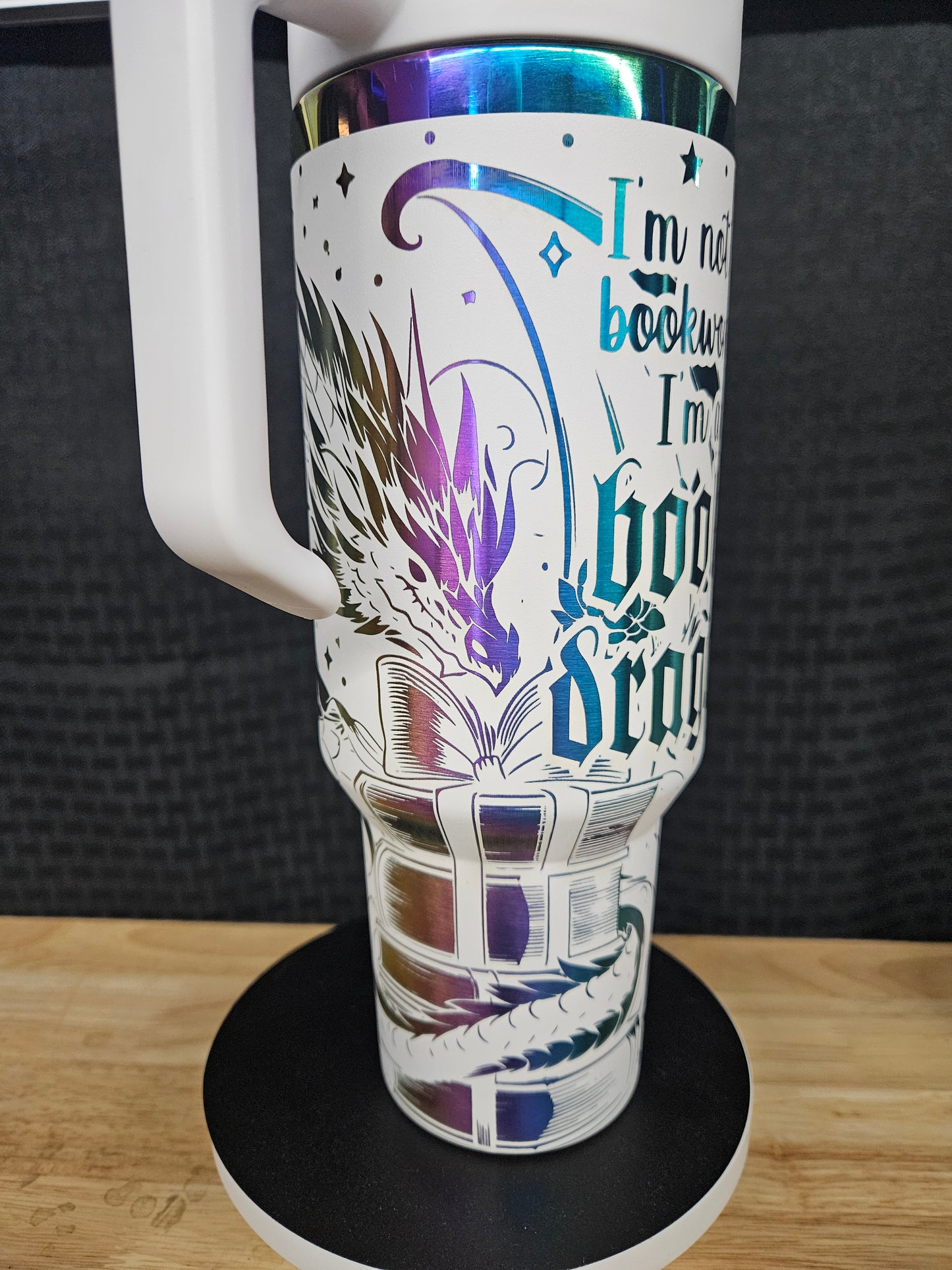 I'm not a bookworm I'm a Book Dragon Tumbler