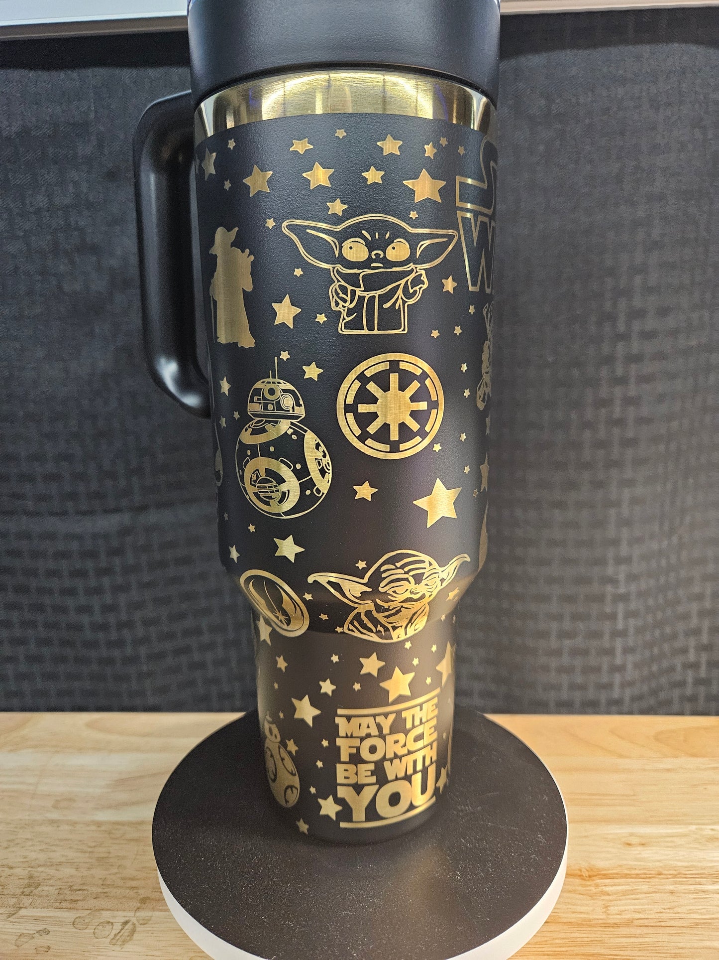 Star Wars laser engraved Tumbler 40 oz.