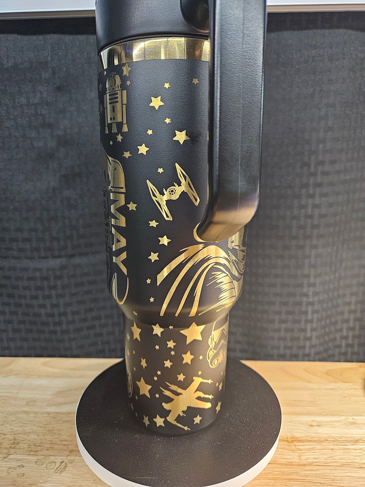 Star Wars laser engraved Tumbler 40 oz.