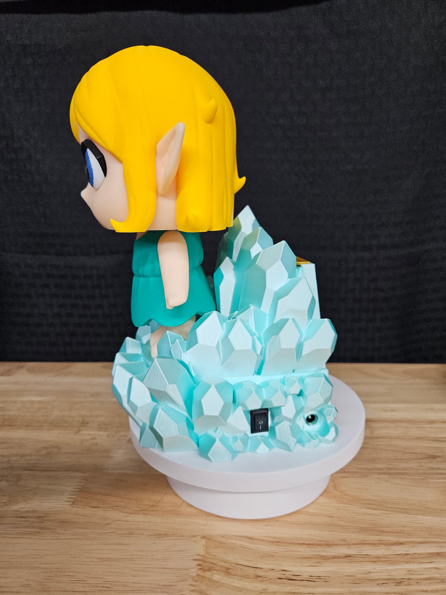 Cute Fairy Night Light, 3D Printed