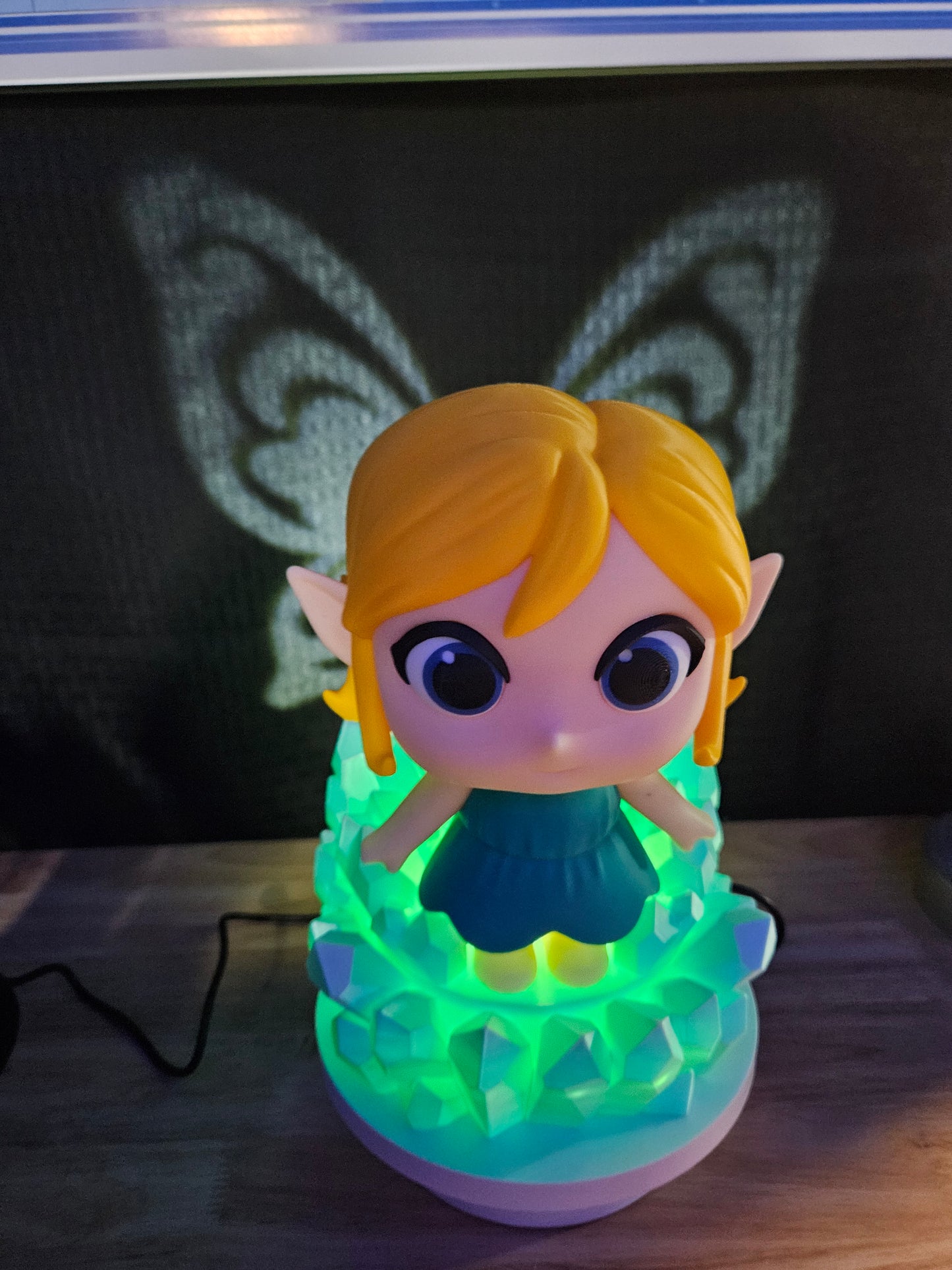 Cute Fairy Night Light, 3D Printed