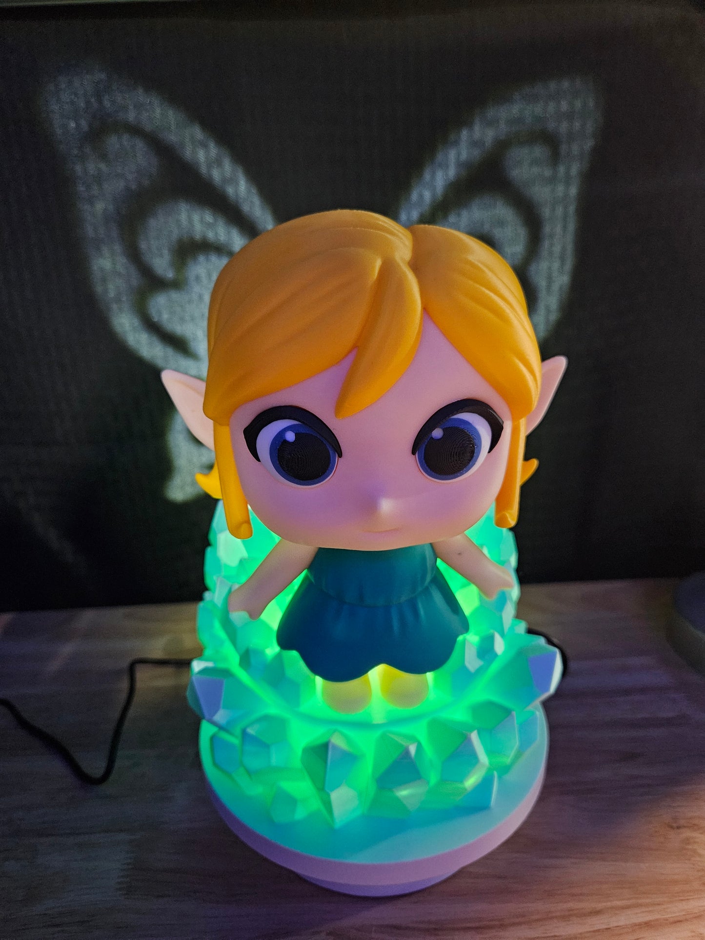 Cute Fairy Night Light, 3D Printed