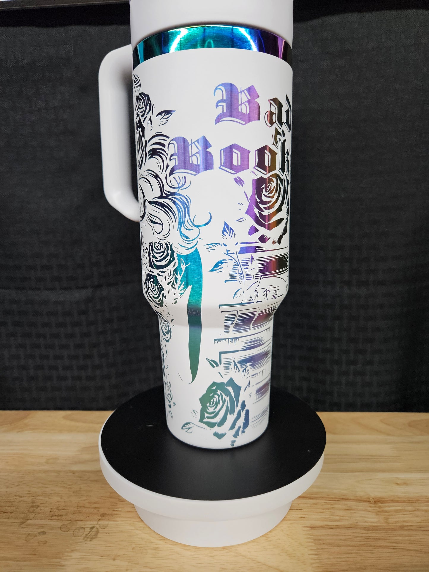 Good Girls Read Bad Books 40 oz Laser Engraved Tumbler