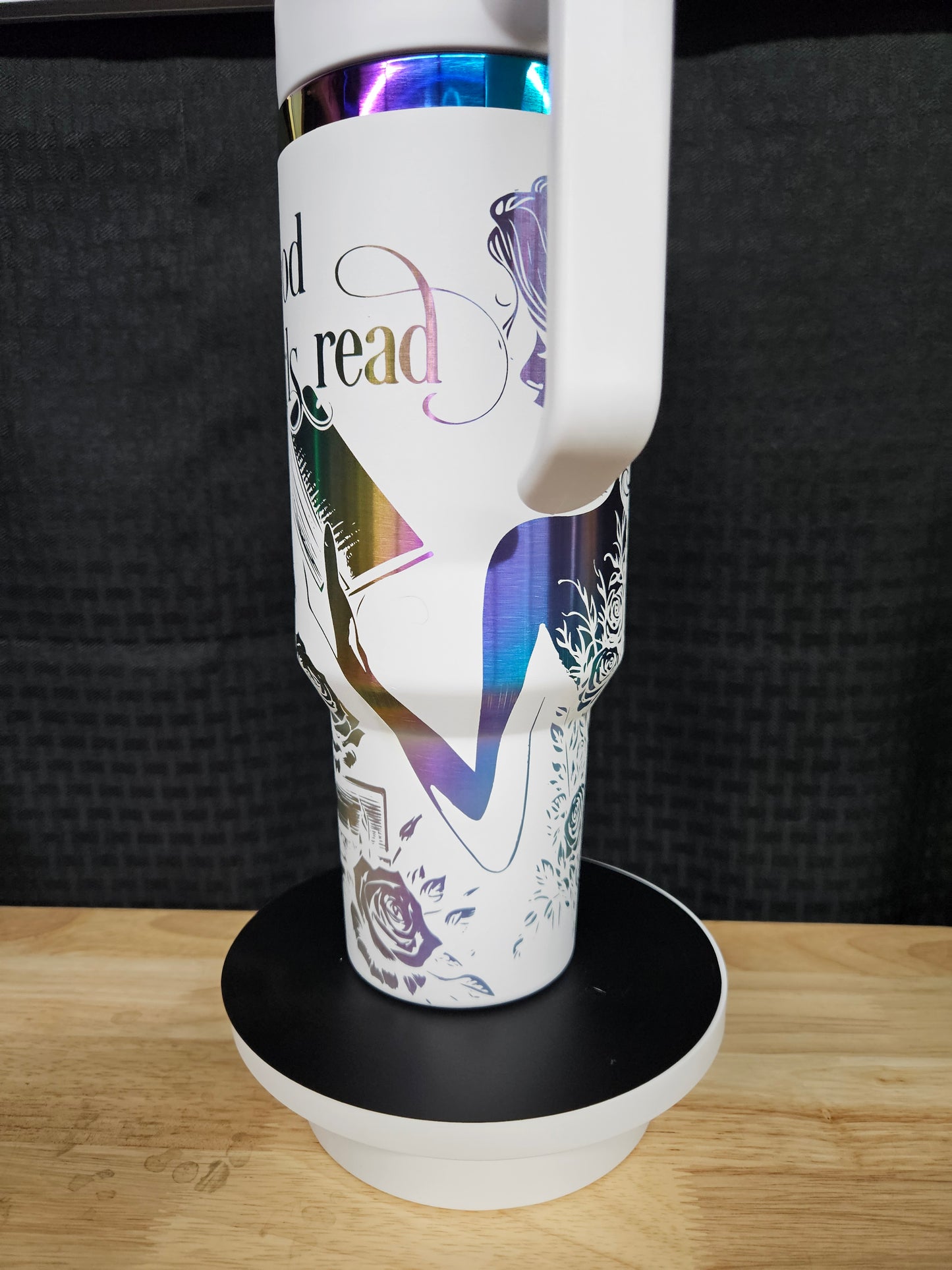 Good Girls Read Bad Books 40 oz Laser Engraved Tumbler