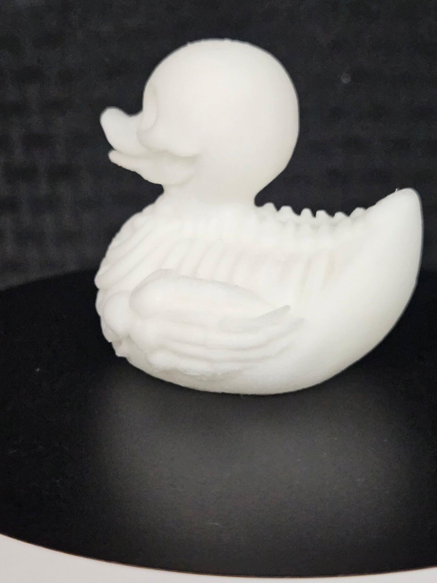 Skeleton Duck, White glows blue in the dark Sold Separately, 3D Printed