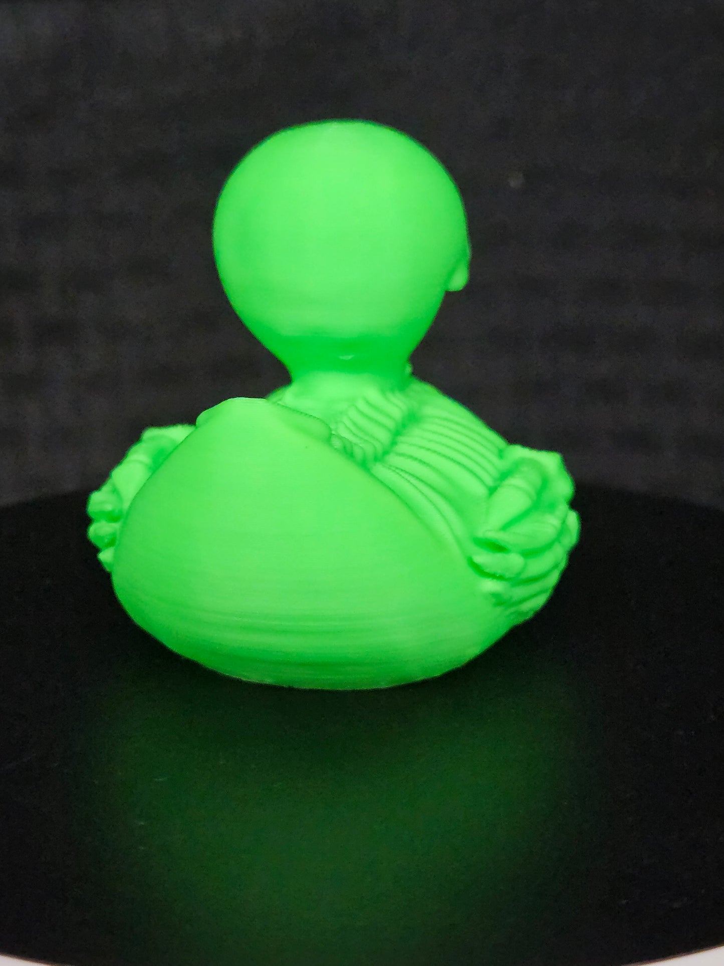 Skeleton Duck, White glows blue in the dark Sold Separately, 3D Printed