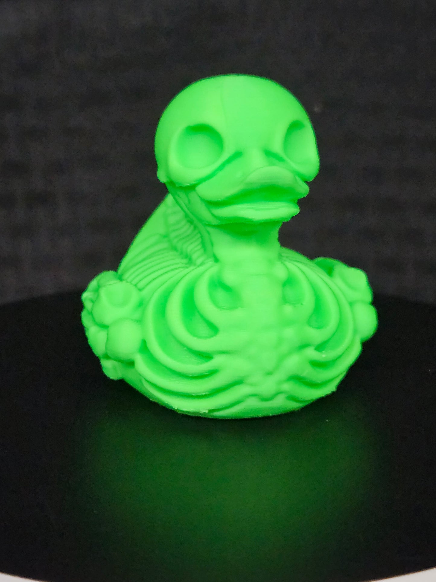 Skeleton Duck, White glows blue in the dark Sold Separately, 3D Printed