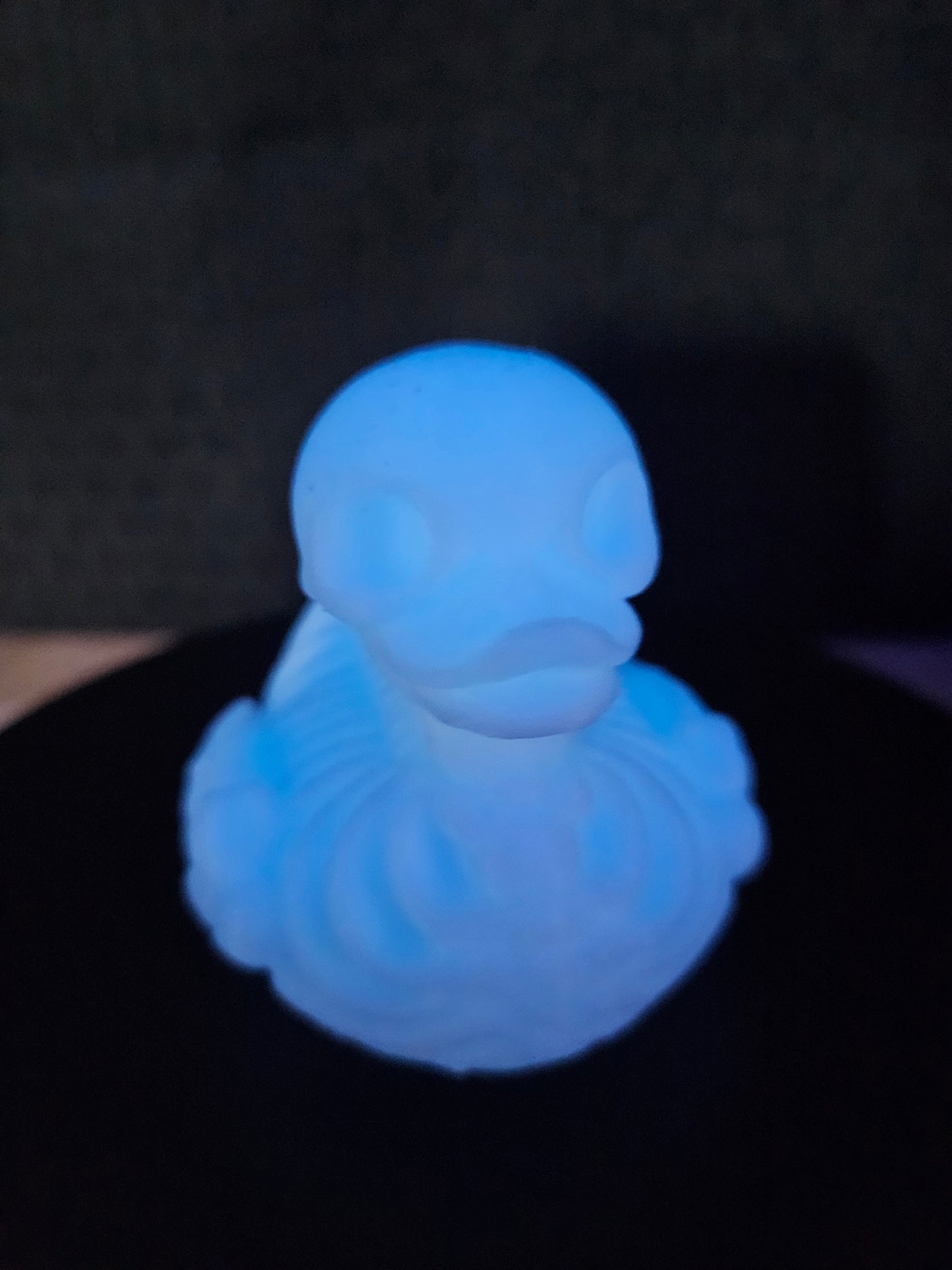 Skeleton Duck, White glows blue in the dark Sold Separately, 3D Printed