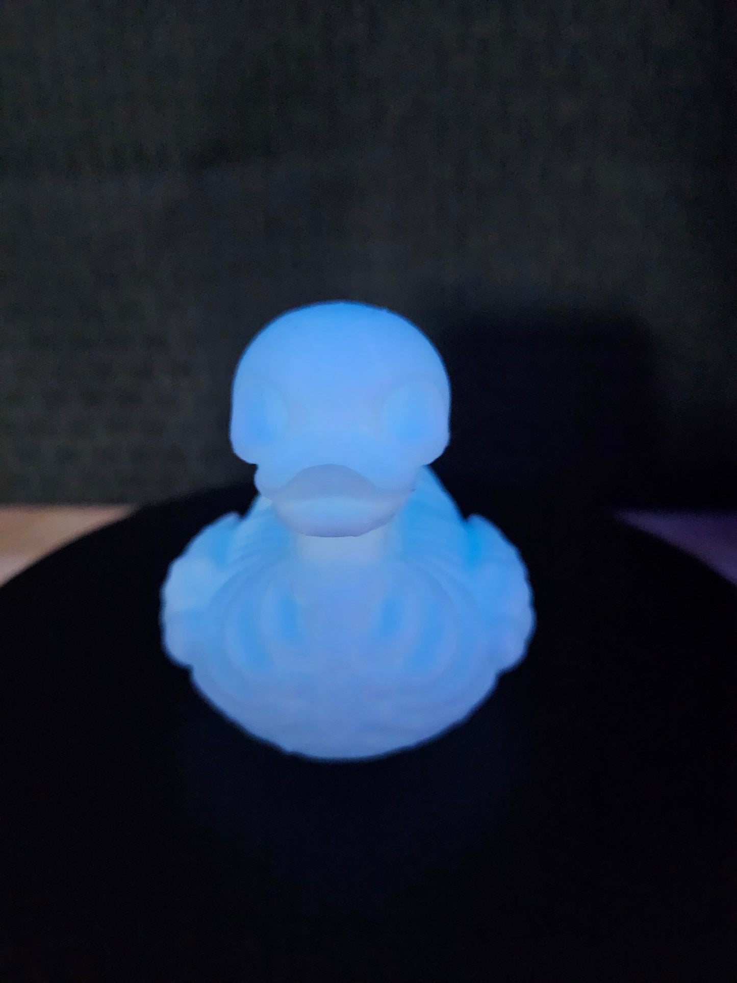 Skeleton Duck, White glows blue in the dark Sold Separately, 3D Printed