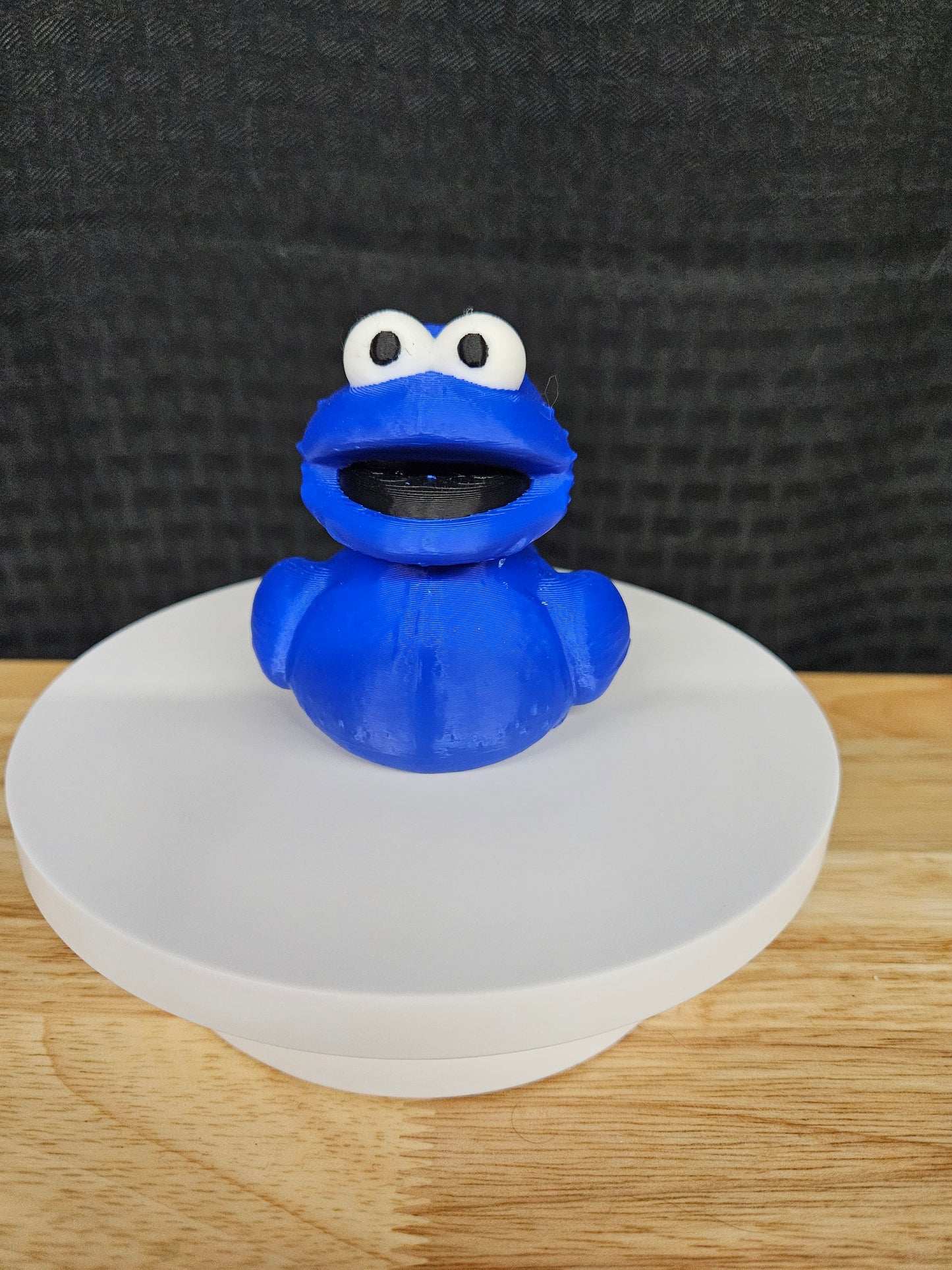 Cookie Monster Duck, Sesame Street, 3D Printed, Ducking, DuckDuckJeep