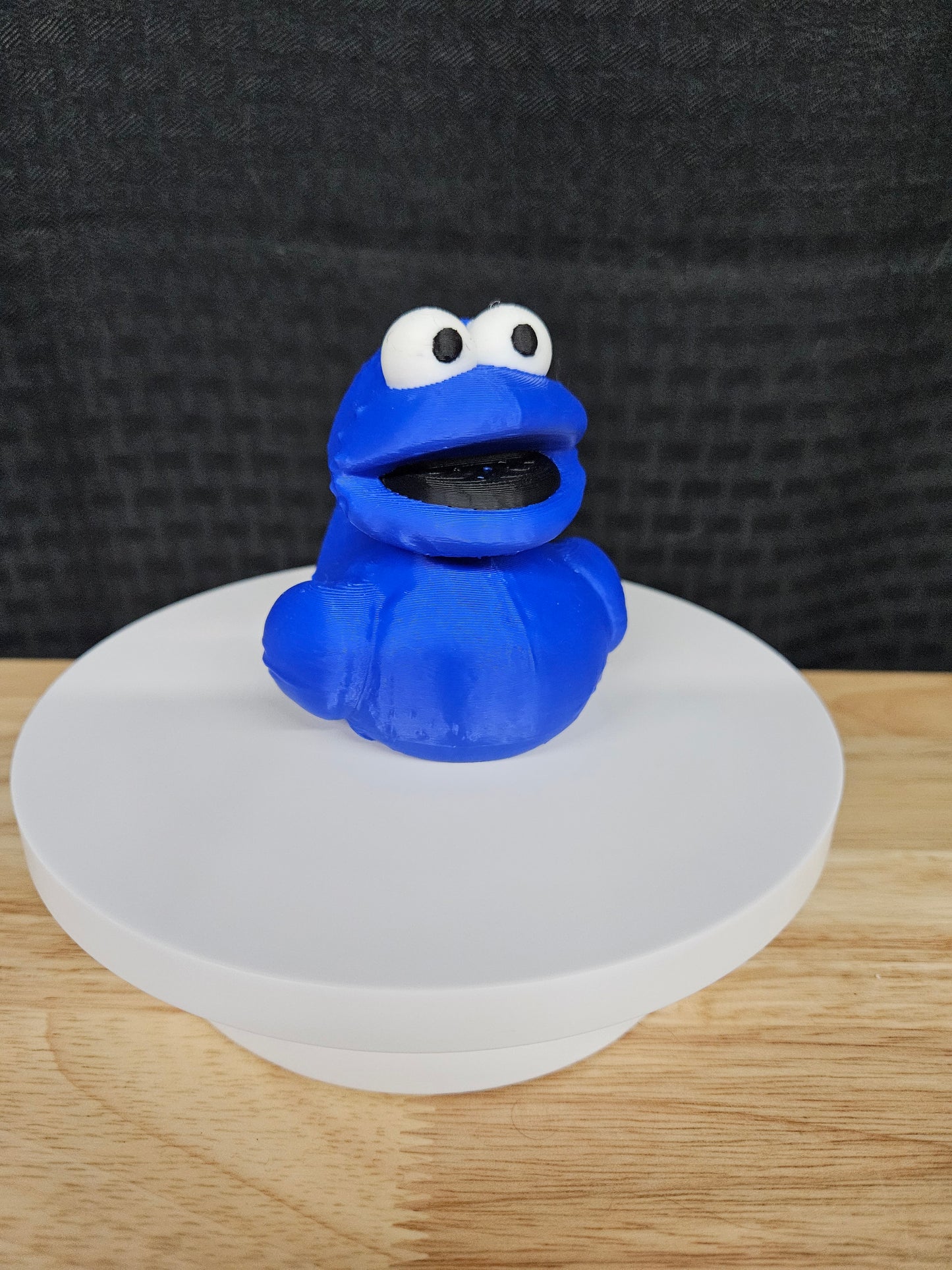 Cookie Monster Duck, Sesame Street, 3D Printed, Ducking, DuckDuckJeep
