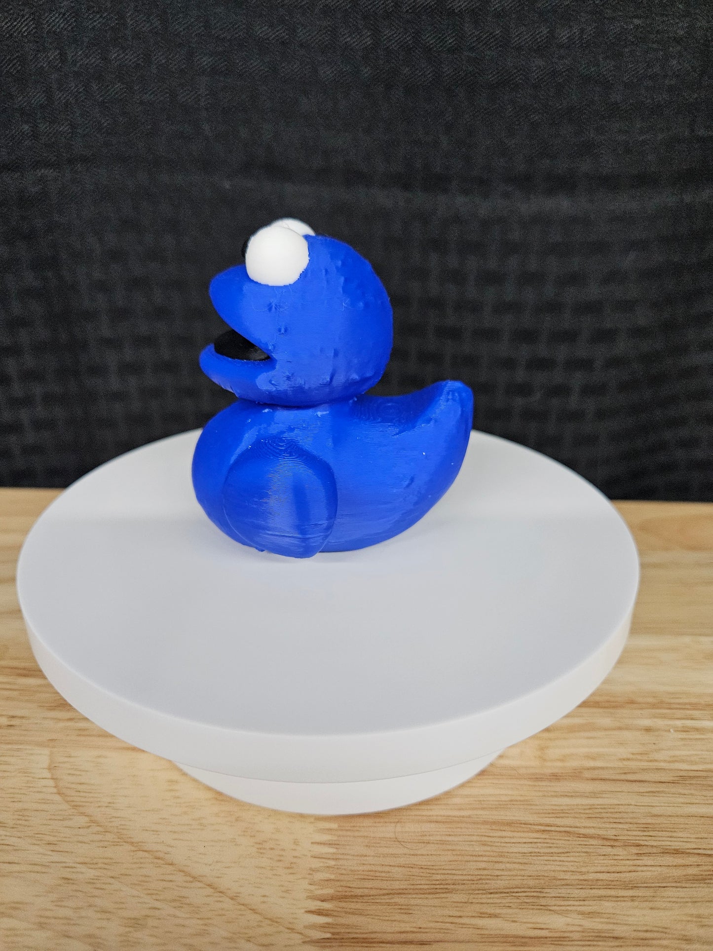 Cookie Monster Duck, Sesame Street, 3D Printed, Ducking, DuckDuckJeep