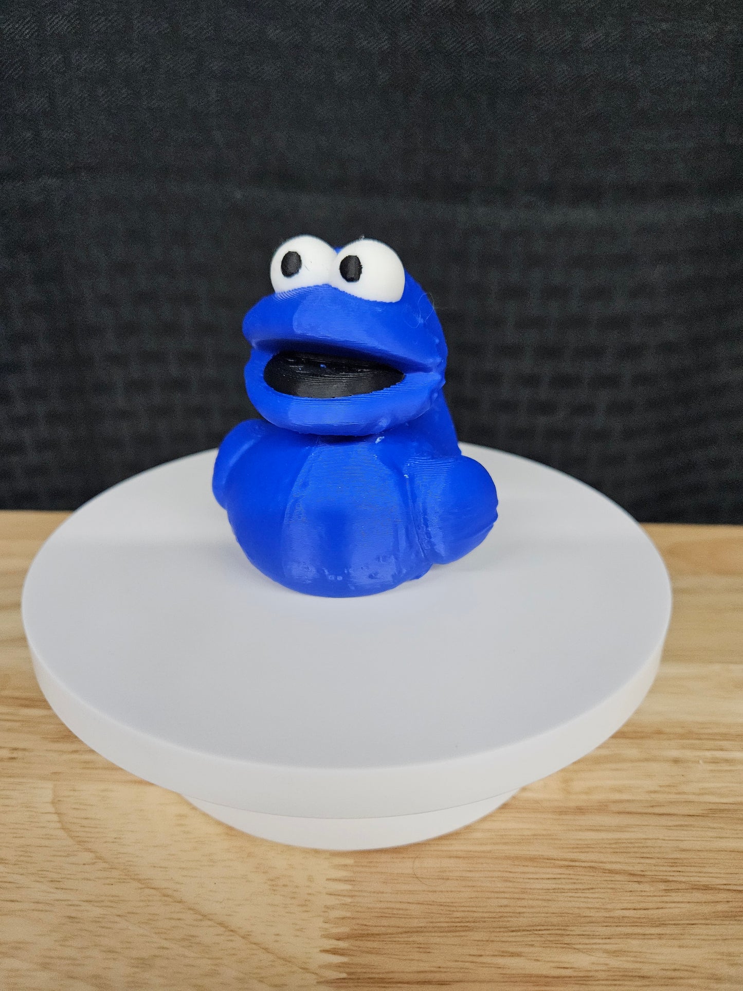 Cookie Monster Duck, Sesame Street, 3D Printed, Ducking, DuckDuckJeep