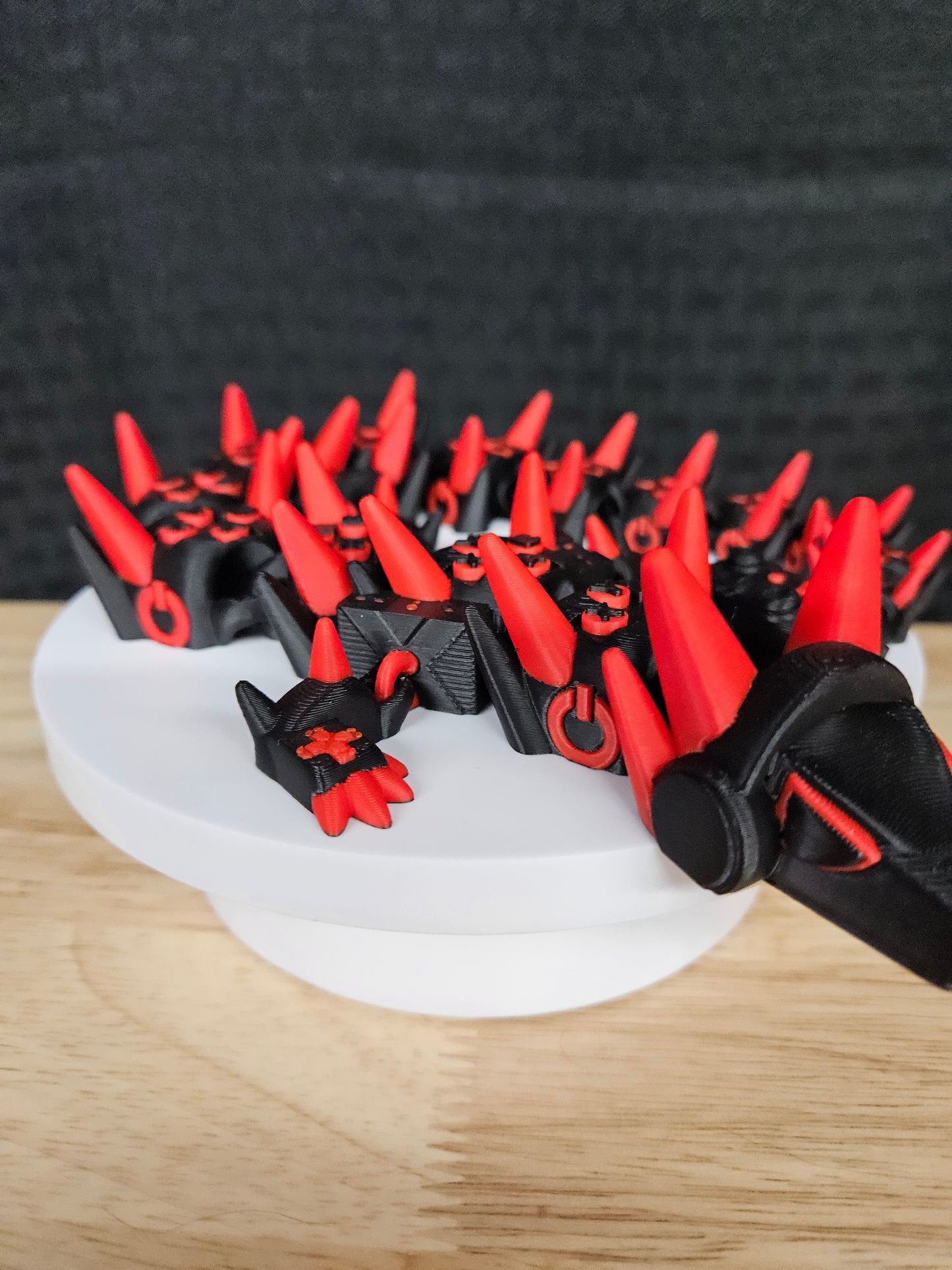 Xbox Dragon, 3D Printed, Fully Articulating, approximately 18" Long