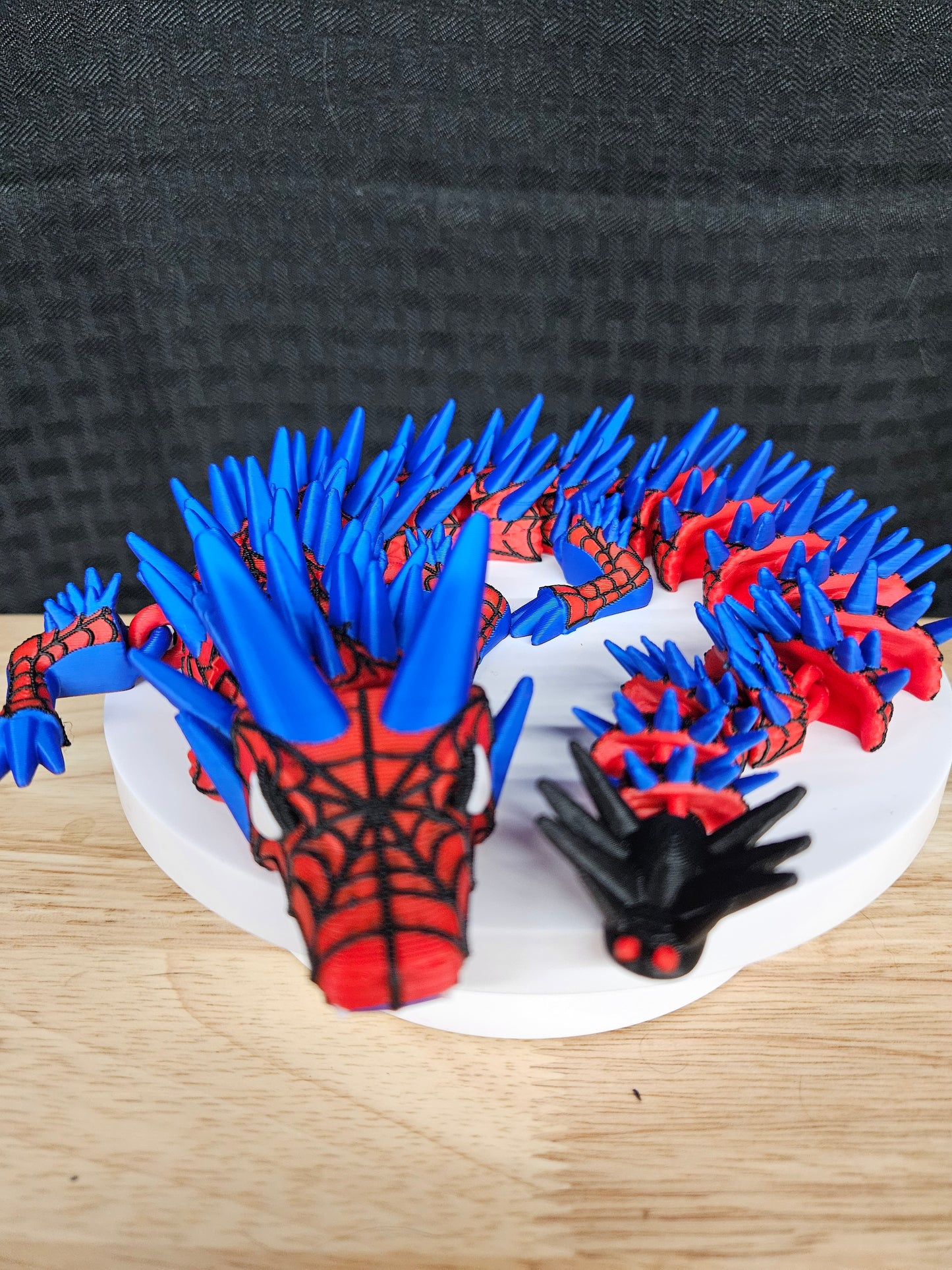 Spiderman Dragon, 3D Printed, Fully Articulating, approximately 18" Long