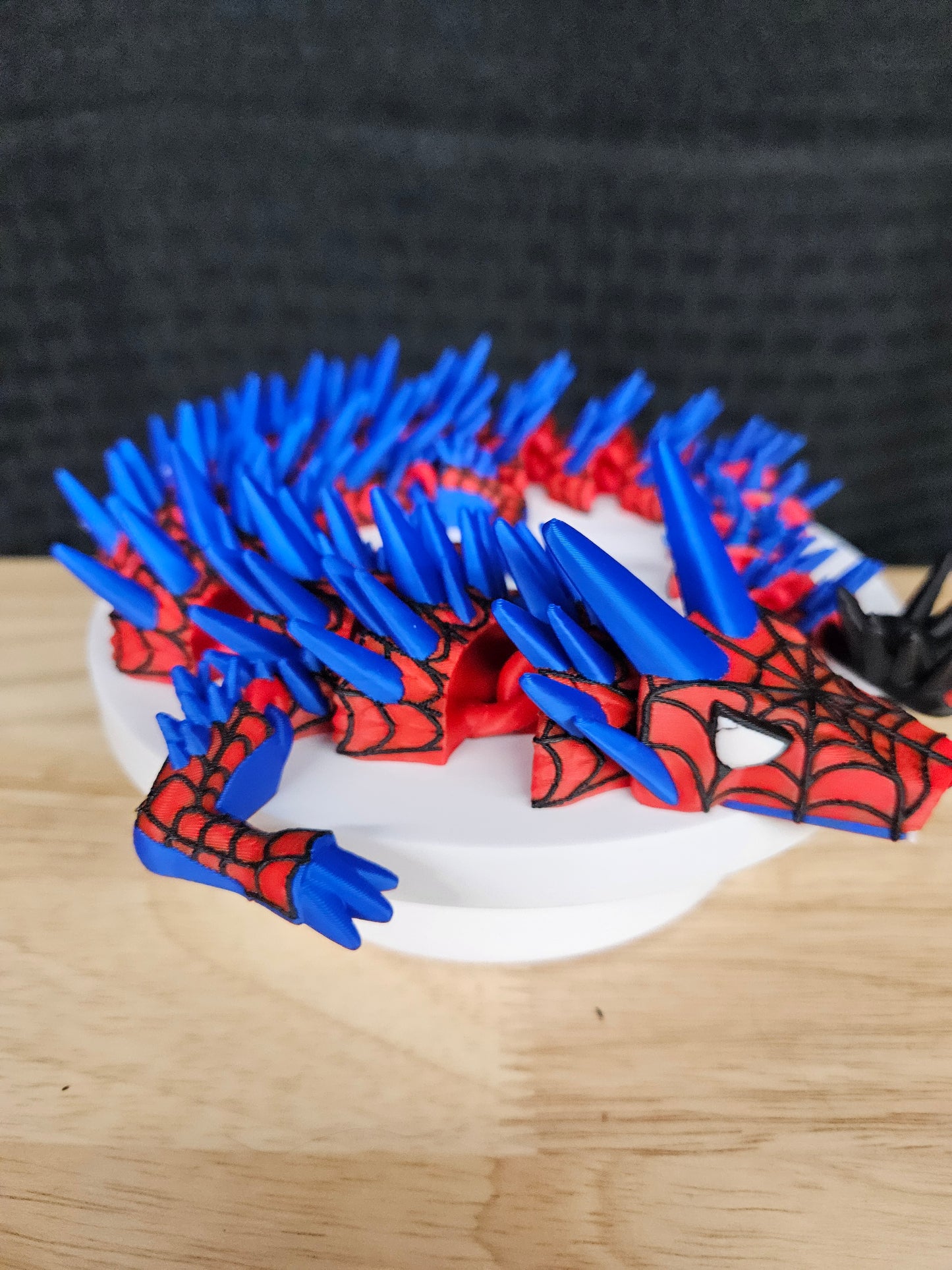 Spiderman Dragon, 3D Printed, Fully Articulating, approximately 18" Long