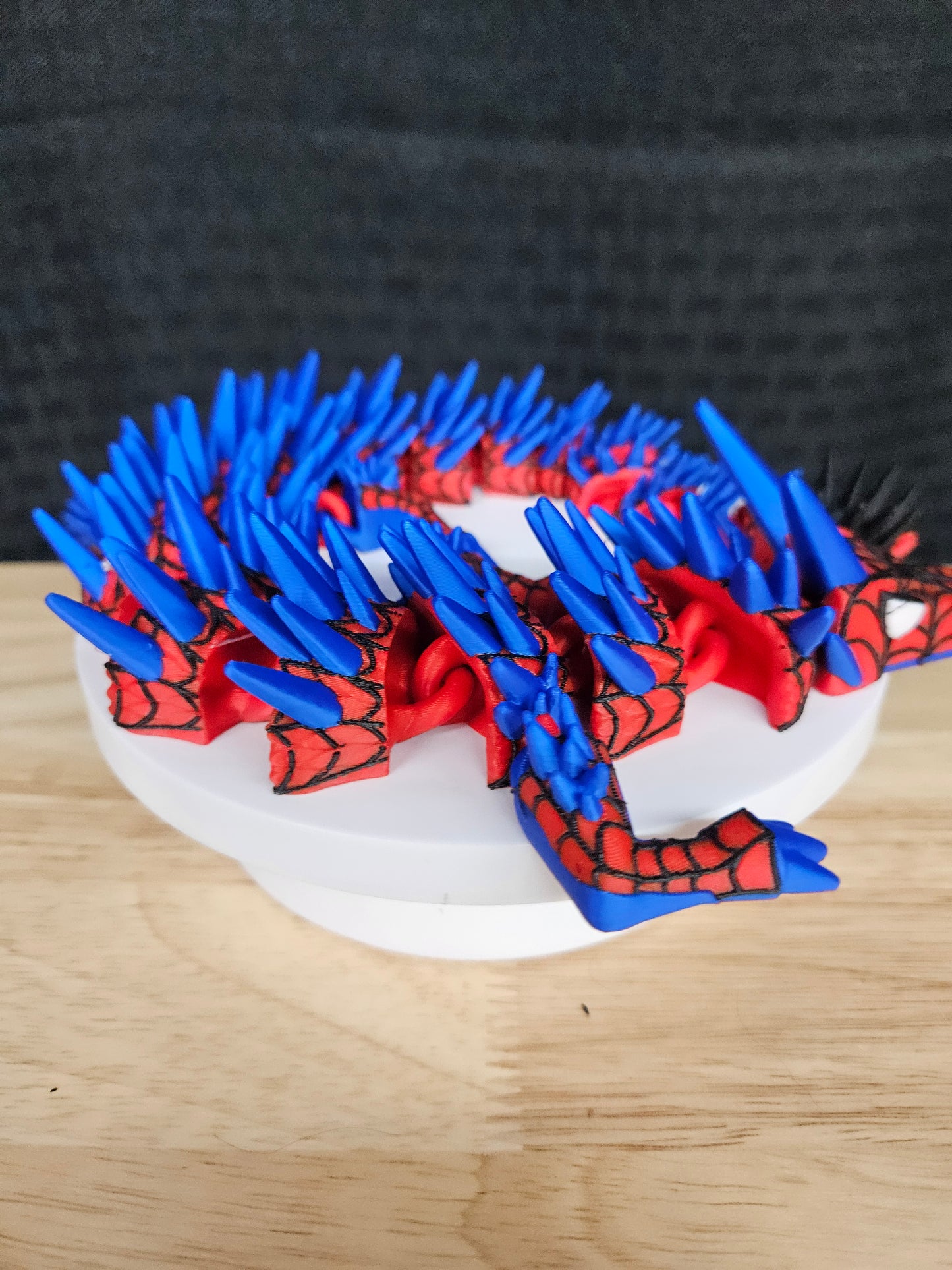 Spiderman Dragon, 3D Printed, Fully Articulating, approximately 18" Long