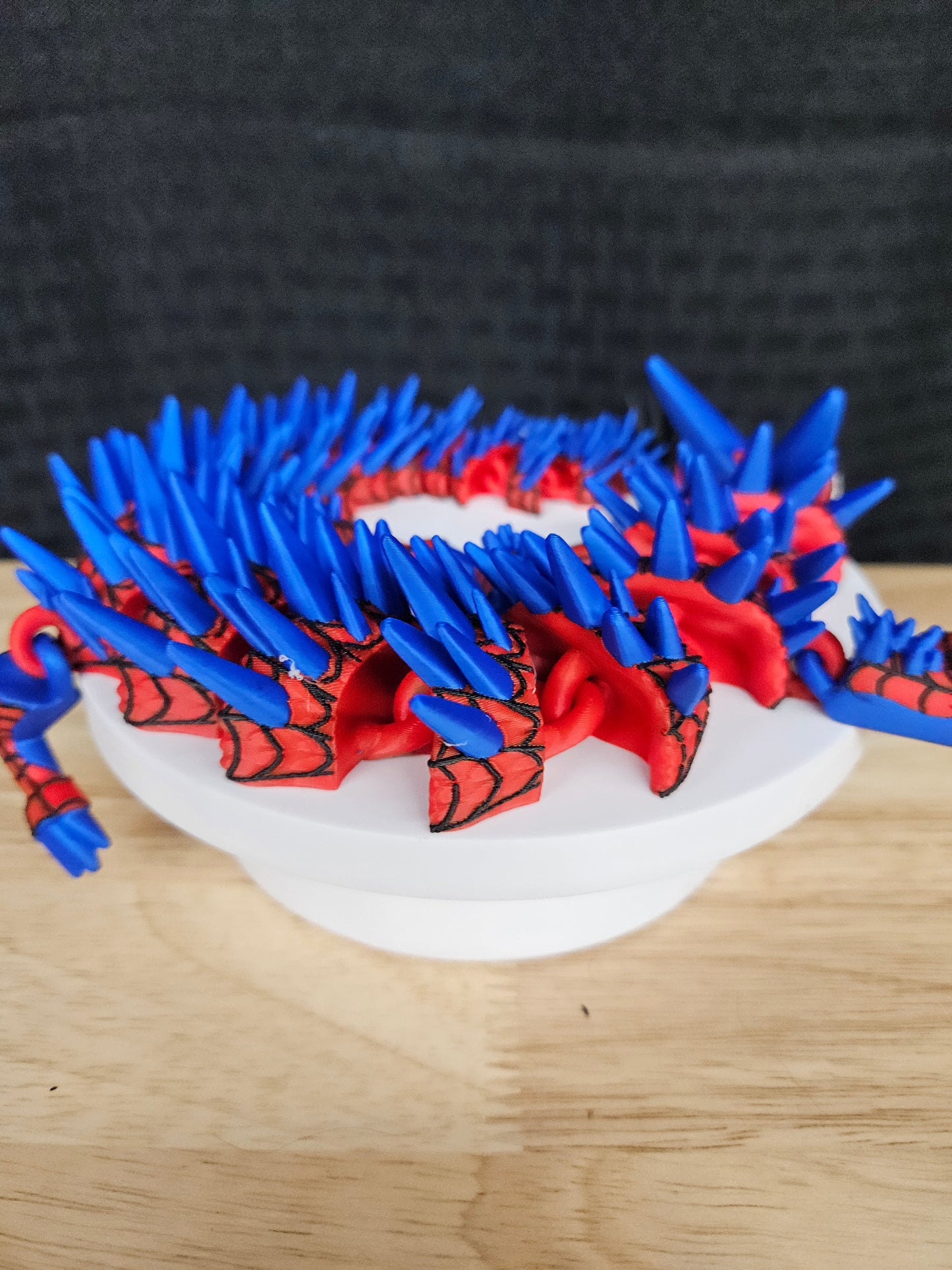 Spiderman Dragon, 3D Printed, Fully Articulating, approximately 18" Long
