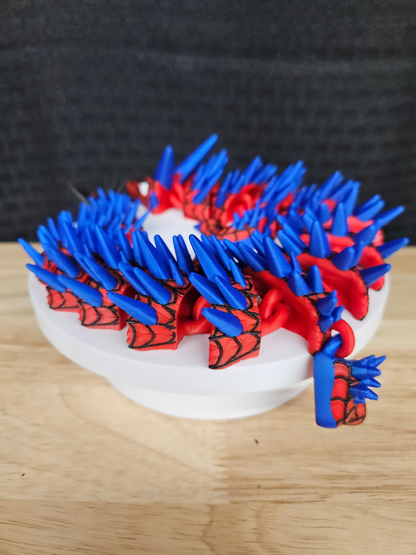 Spiderman Dragon, 3D Printed, Fully Articulating, approximately 18" Long