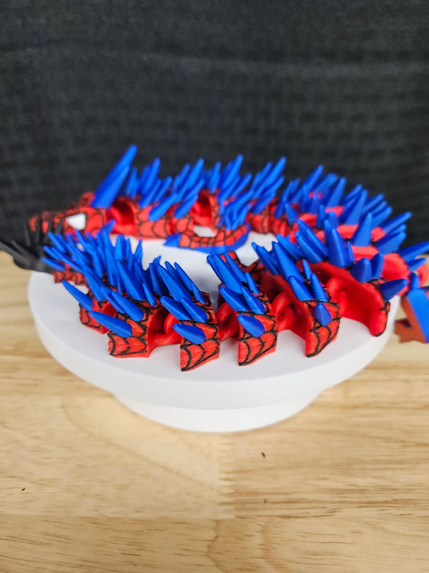 Spiderman Dragon, 3D Printed, Fully Articulating, approximately 18" Long