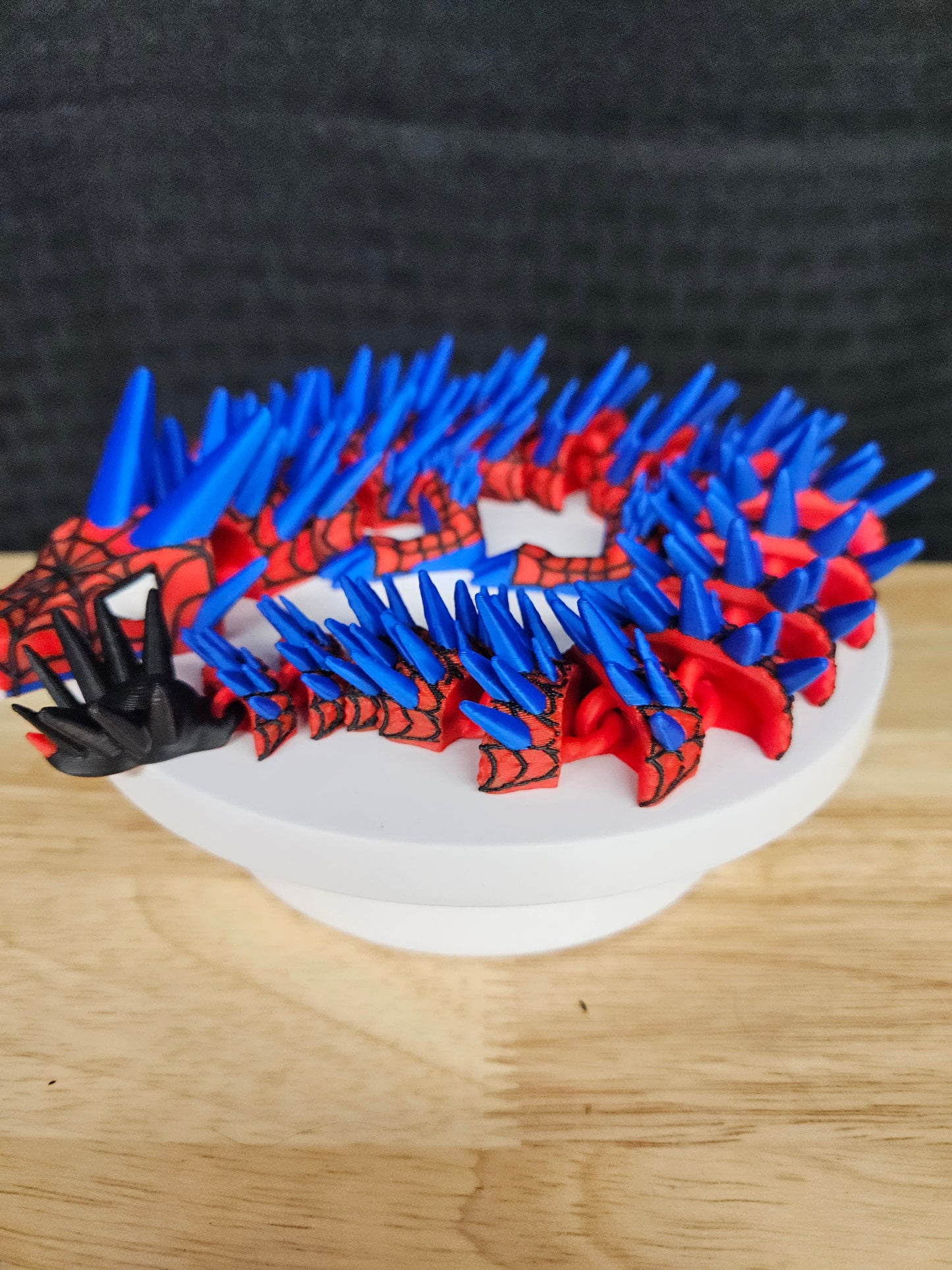 Spiderman Dragon, 3D Printed, Fully Articulating, approximately 18" Long