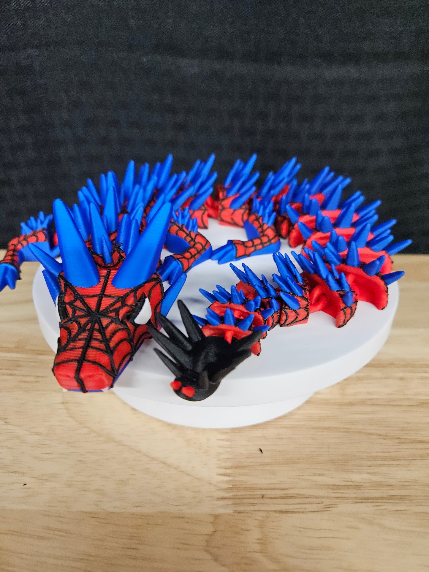 Spiderman Dragon, 3D Printed, Fully Articulating, approximately 18" Long