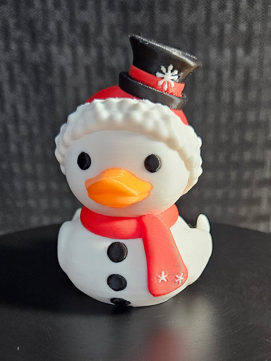 Snowman Duck, Christmas, Ducking, DuckDuckJeep