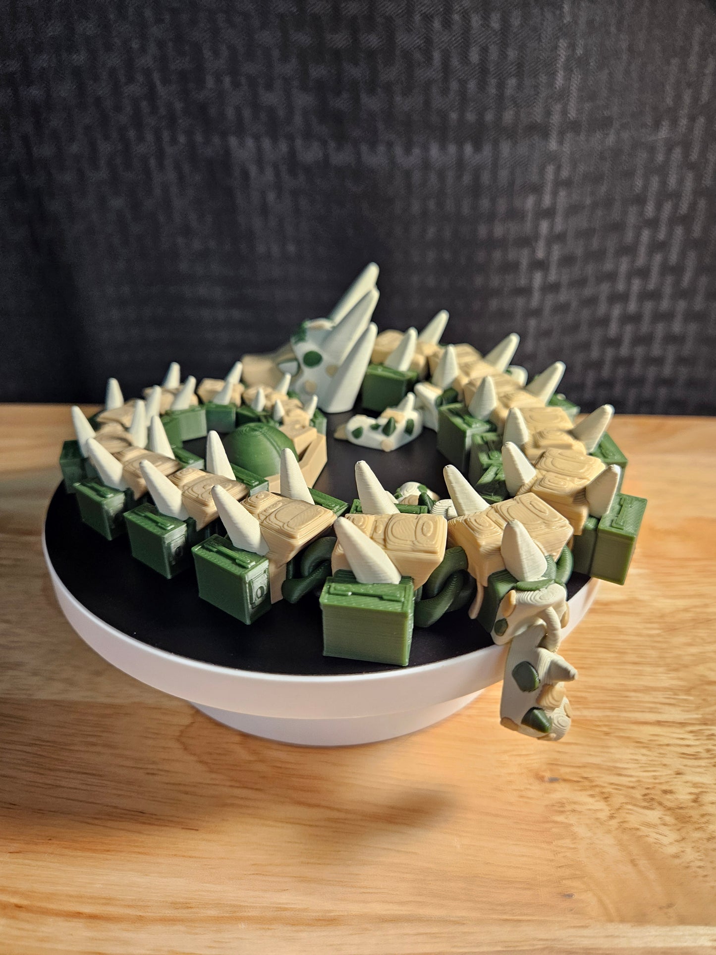 Army Dragon, US Army, 3D Printed, Fully Articulating, approximately 18" Long