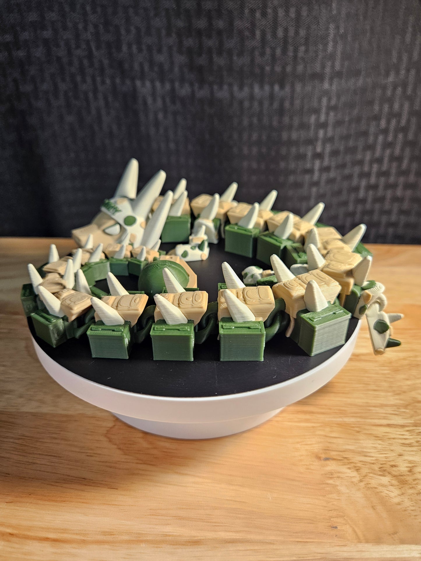 Army Dragon, US Army, 3D Printed, Fully Articulating, approximately 18" Long