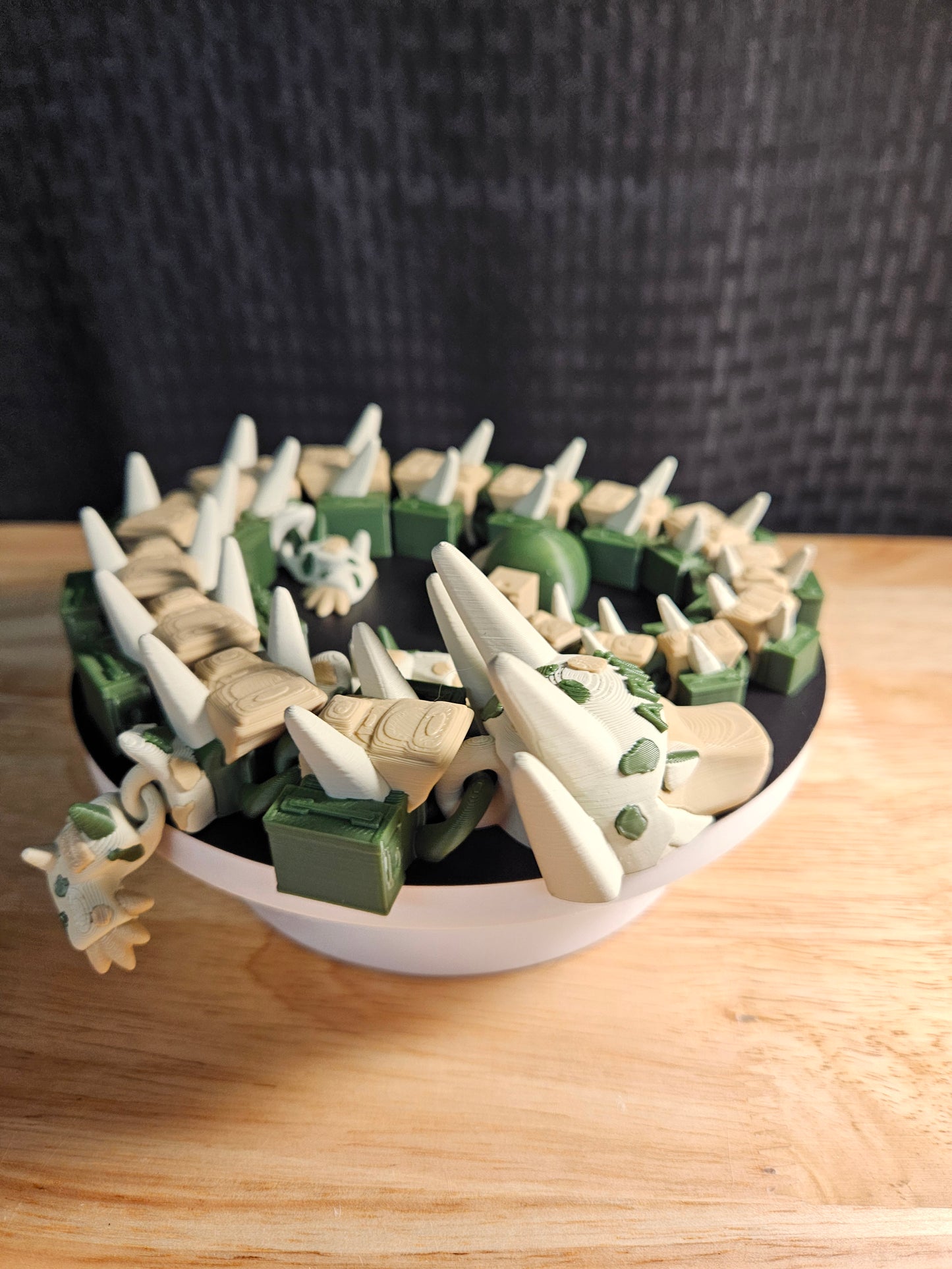 Army Dragon, US Army, 3D Printed, Fully Articulating, approximately 18" Long