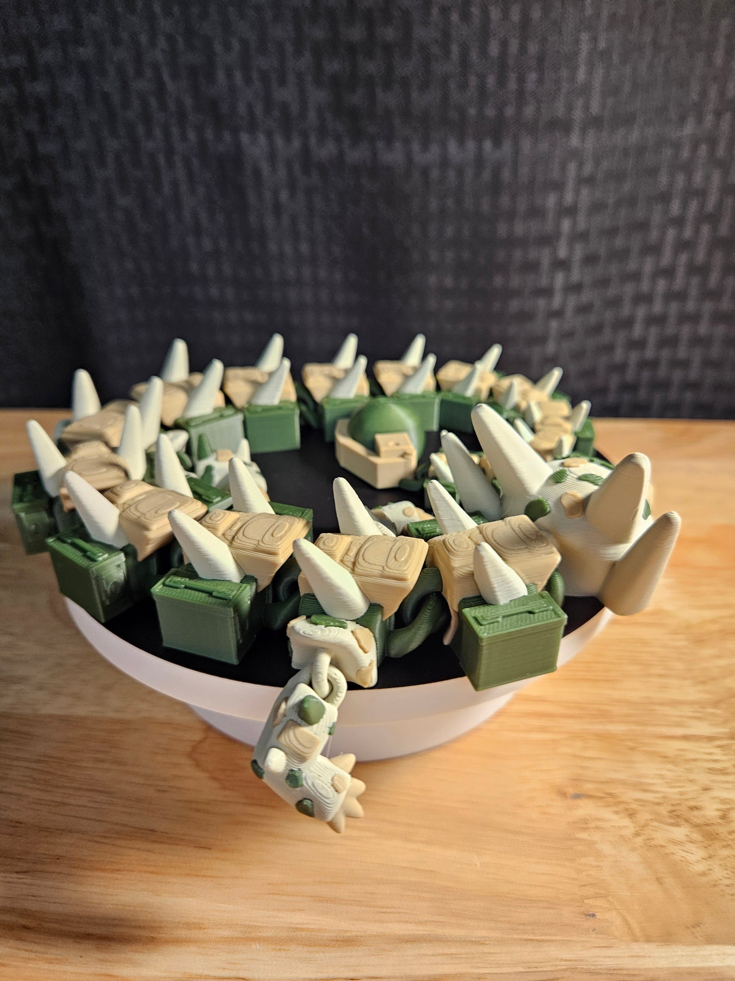 Army Dragon, US Army, 3D Printed, Fully Articulating, approximately 18" Long