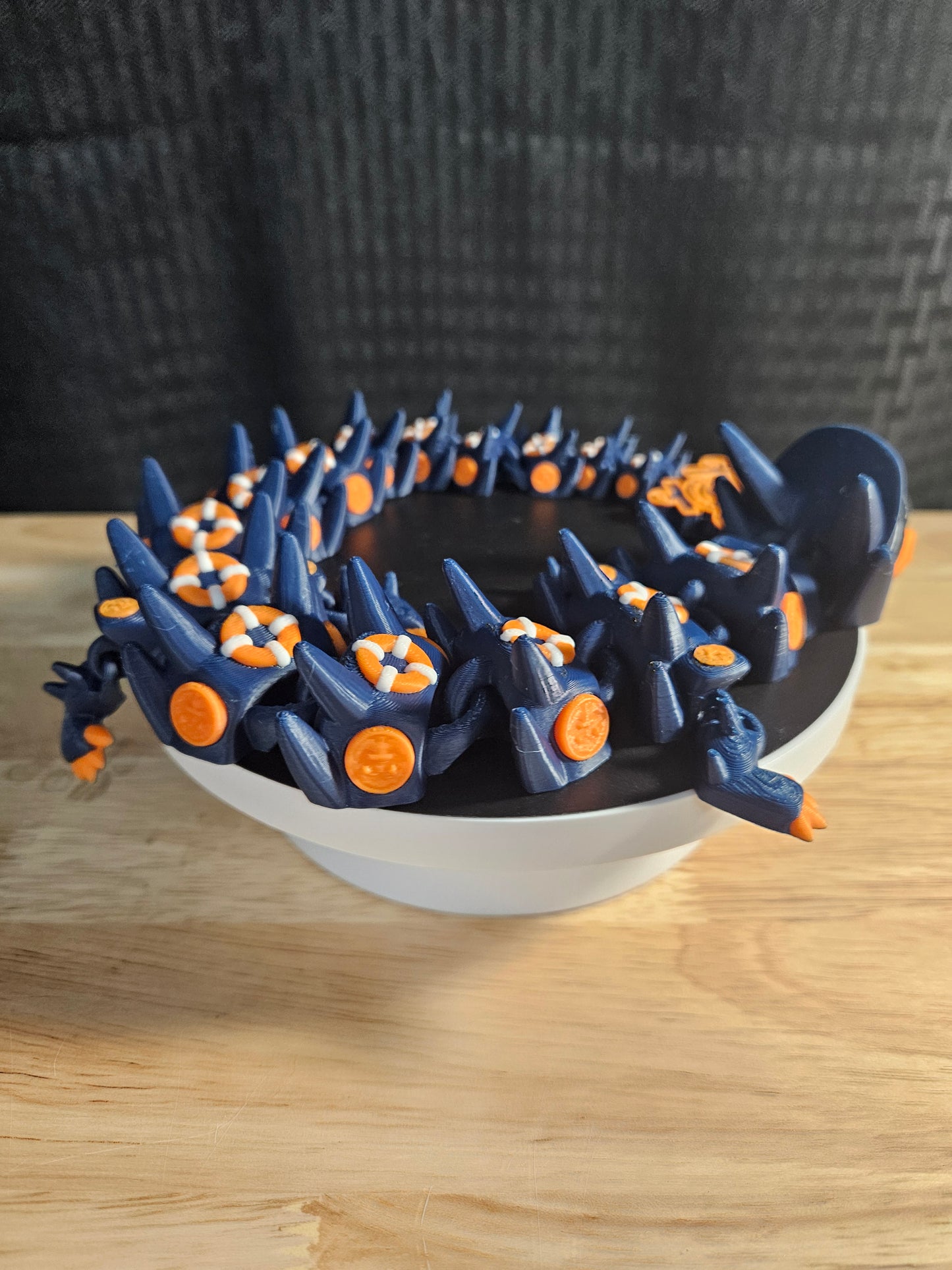 Coast Guard Dragon, USCG, 3D Printed, Fully Articulating, approximately 18" Long