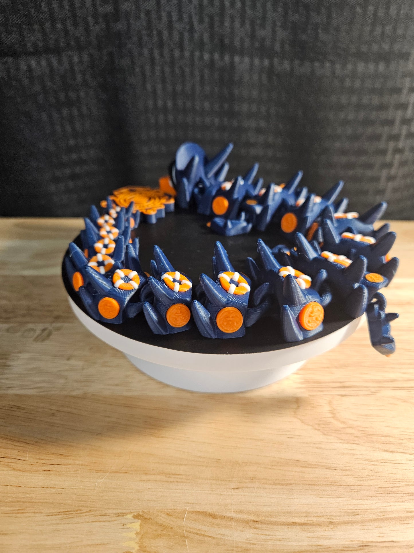 Coast Guard Dragon, USCG, 3D Printed, Fully Articulating, approximately 18" Long