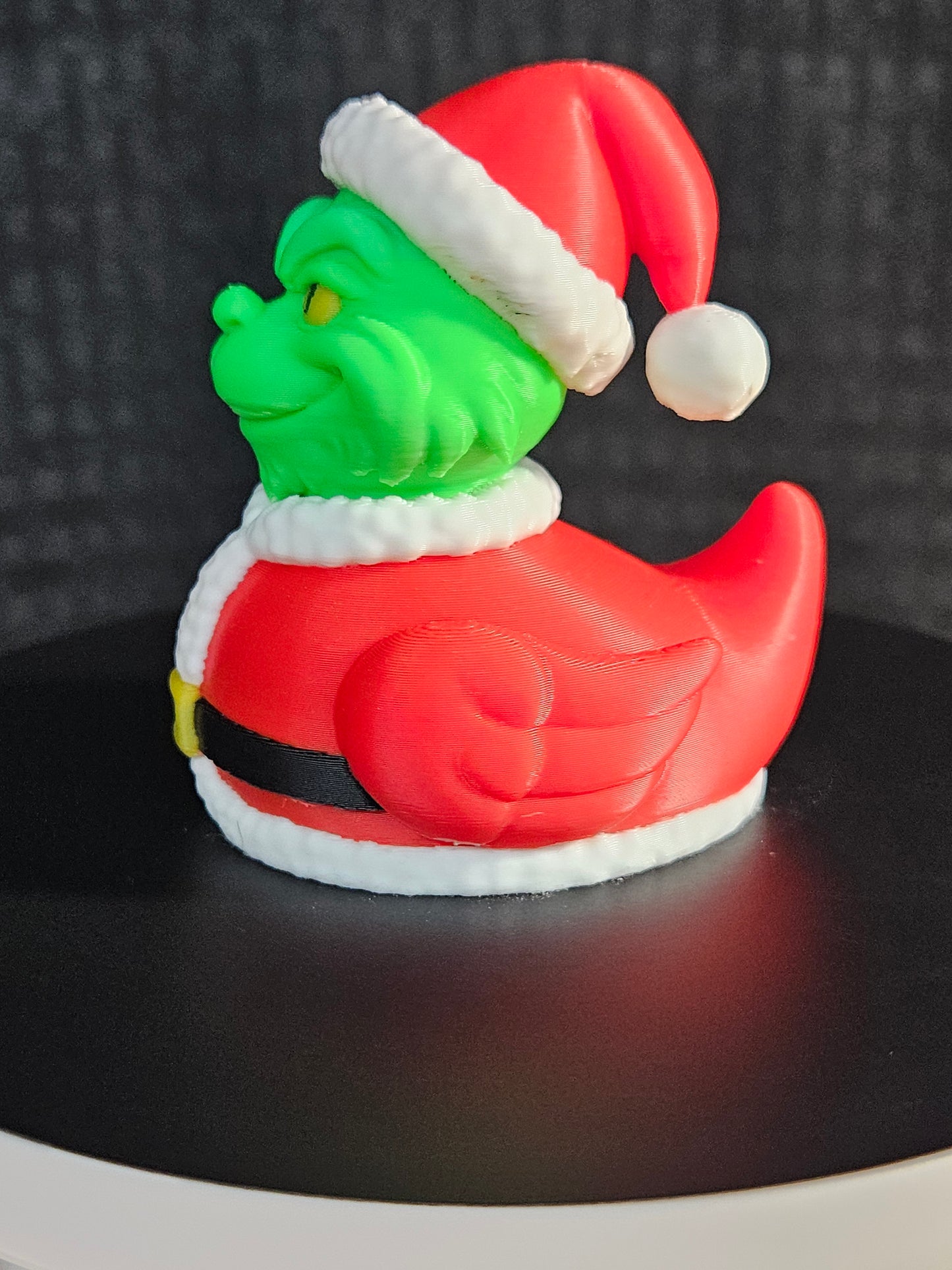 Grinch Santa Duck, Ducks, Ducking, DuckDuckJeep